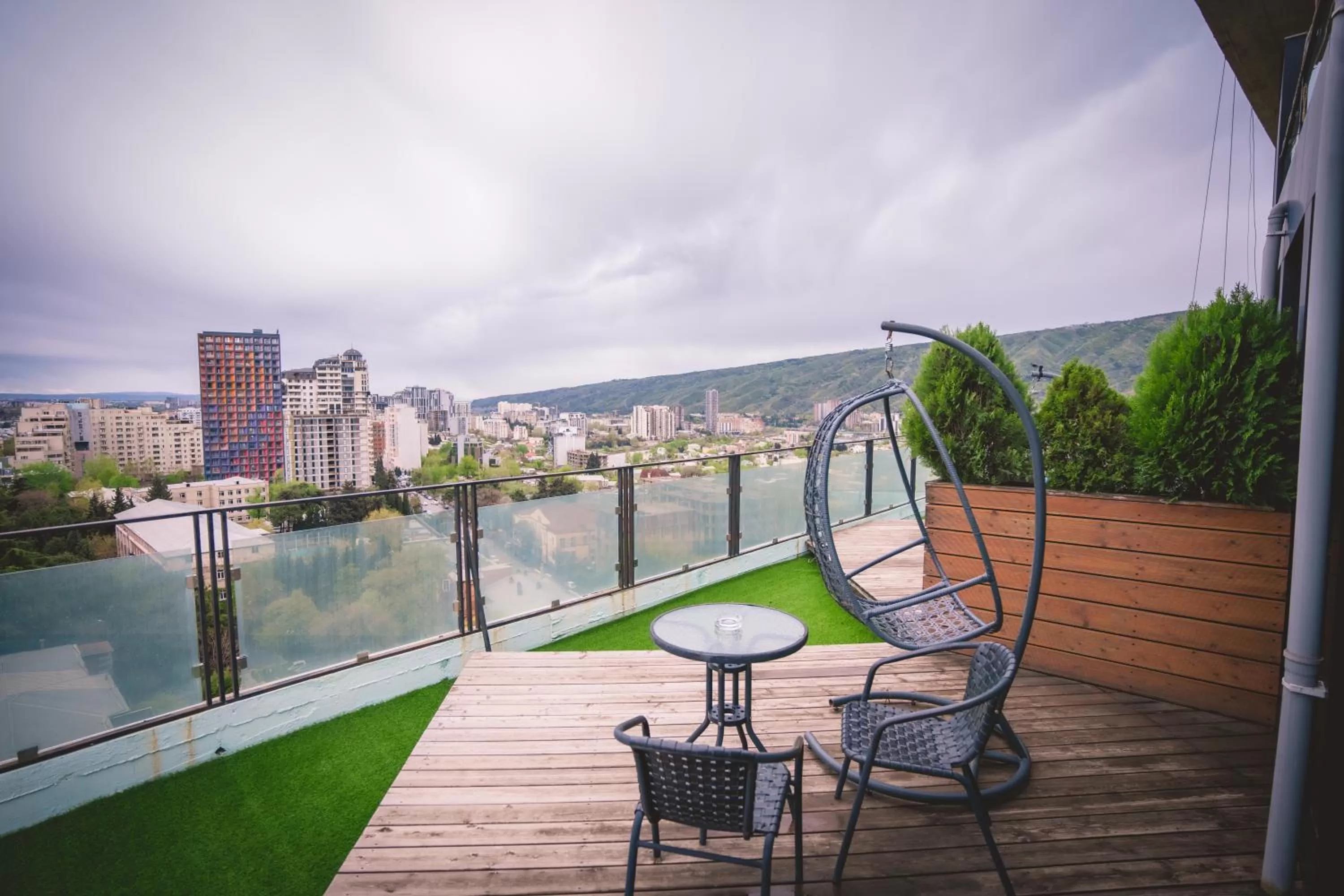 Day in Hotel Grand View in Tbilisi