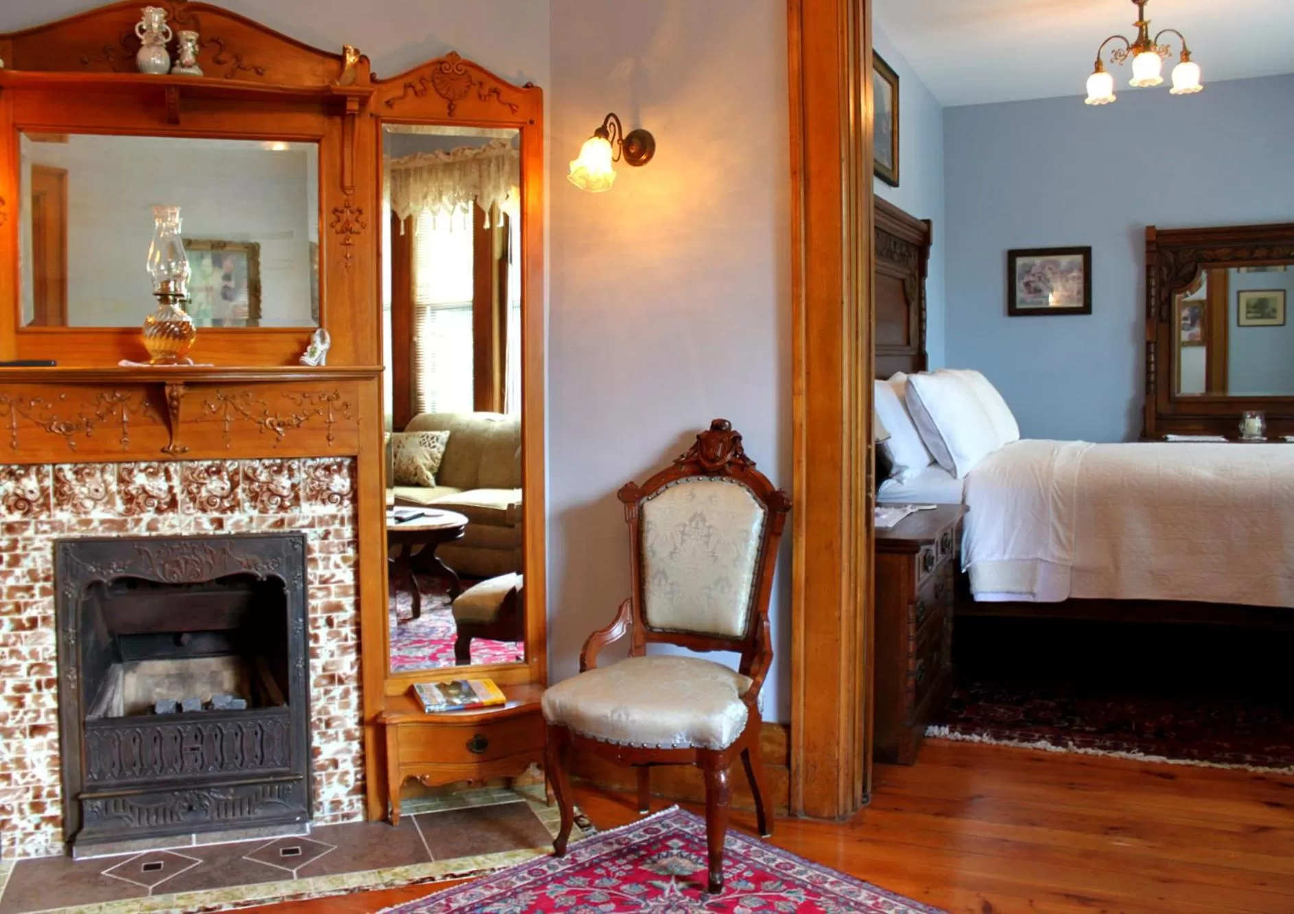 Bed in Himelhoch Bed & Breakfast