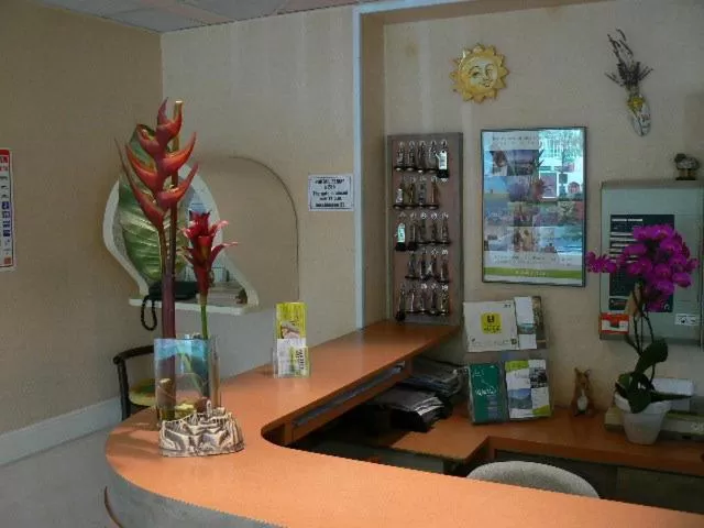 Lobby or reception in Hotel Les Chênes