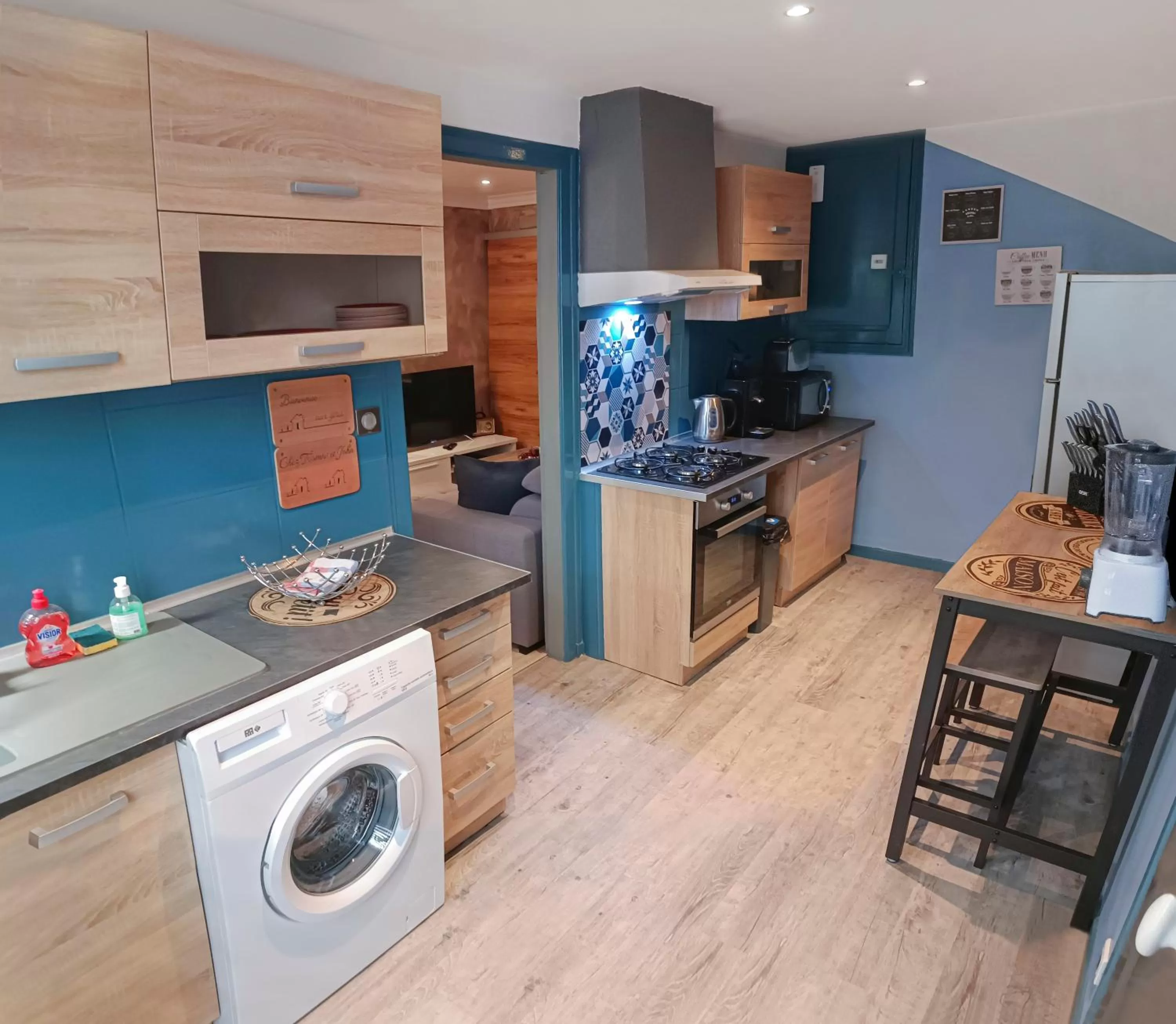 kitchen, Kitchen/Kitchenette in Chambre d'hôte et gîte chez Thomas et John