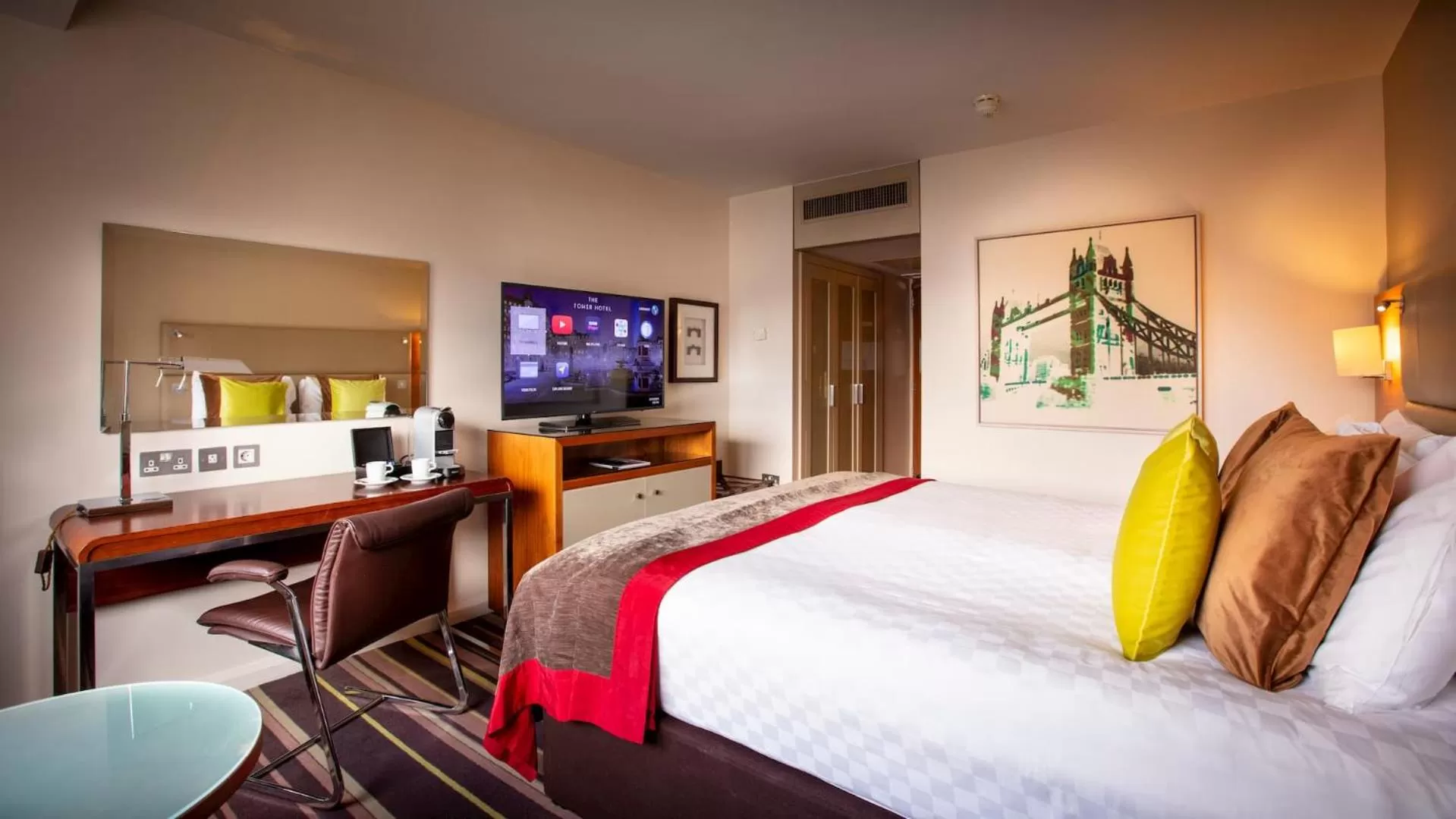 Bed in The Tower Hotel, by Thistle