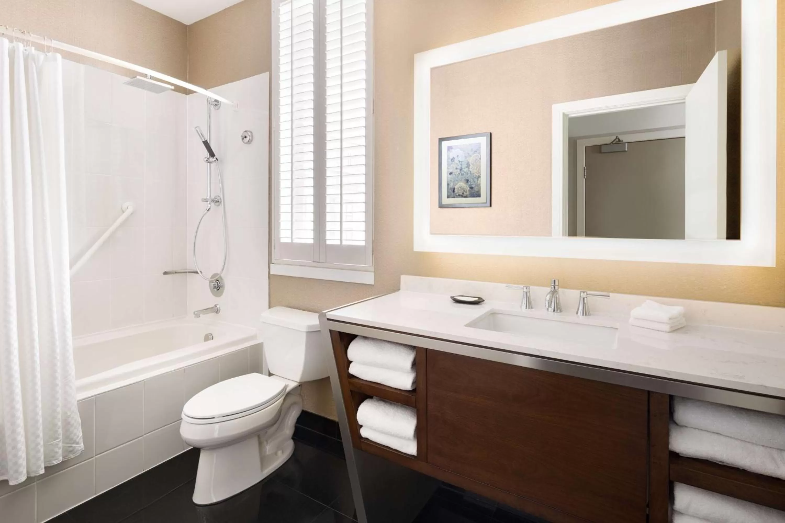 Bathroom in Hilton Vancouver Downtown, BC, Canada