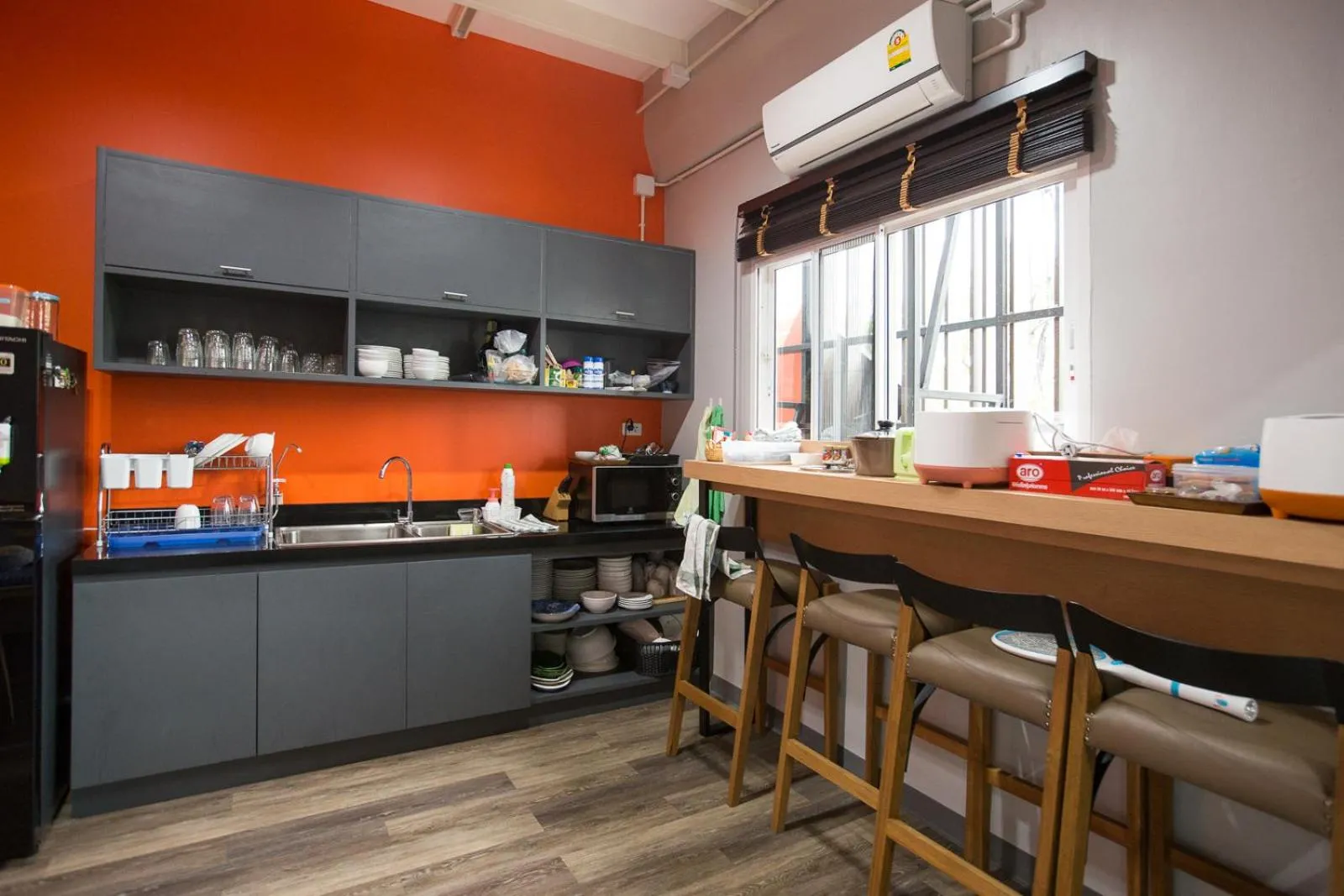 Coffee/tea facilities in Siam Stadium Hostel