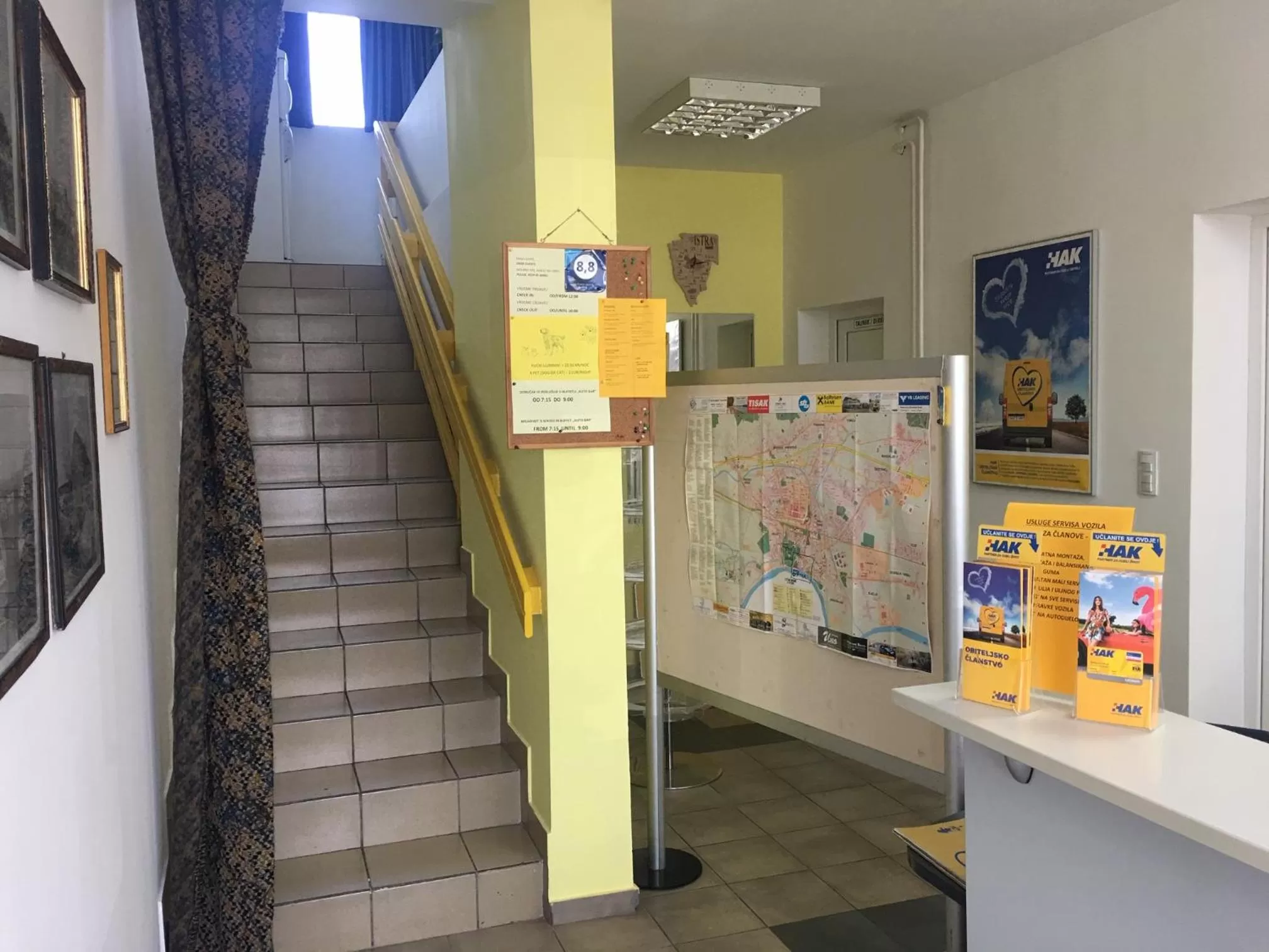 Lobby/Reception in Moto klub Brod