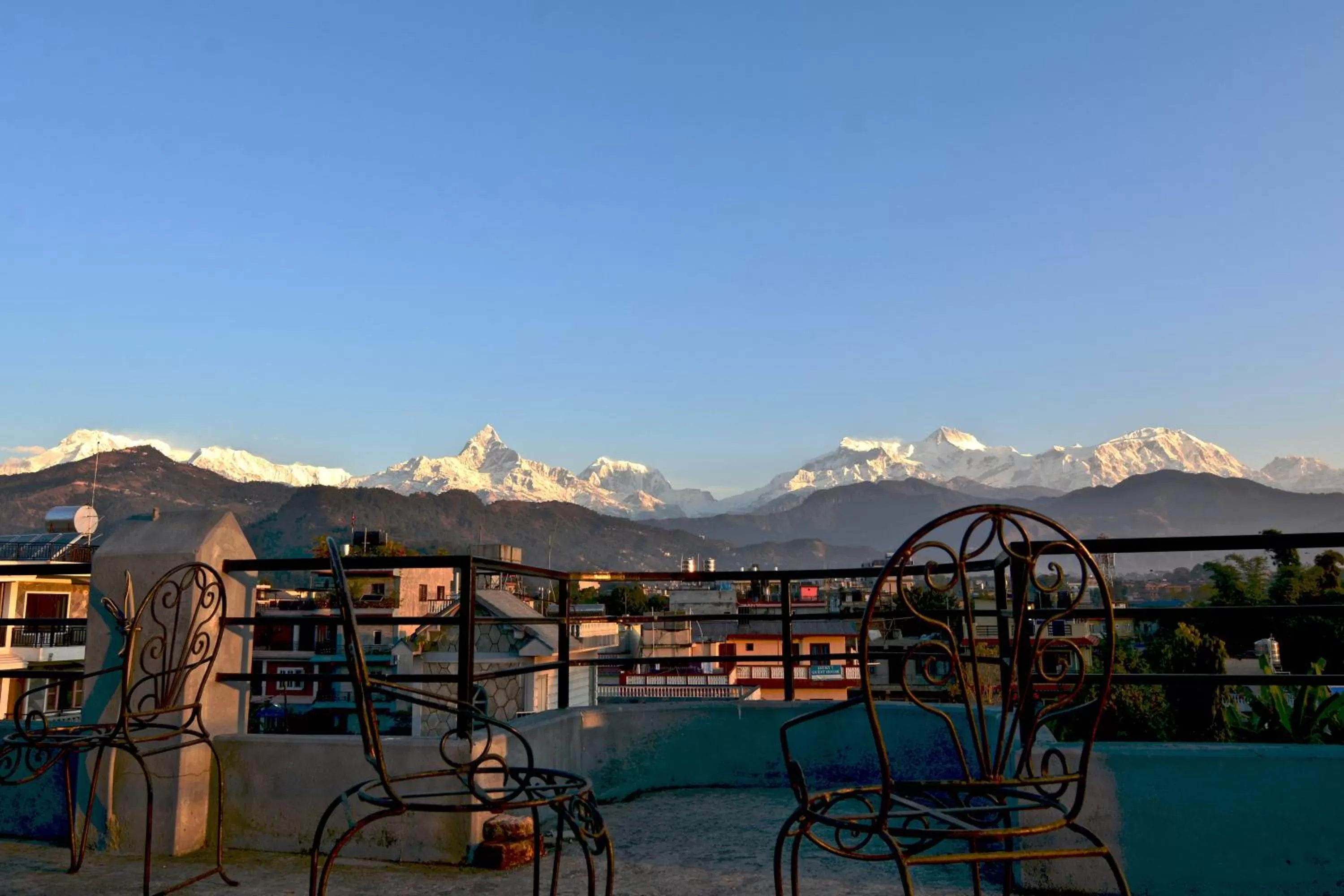 Mountain view in New Annapurna Guest House