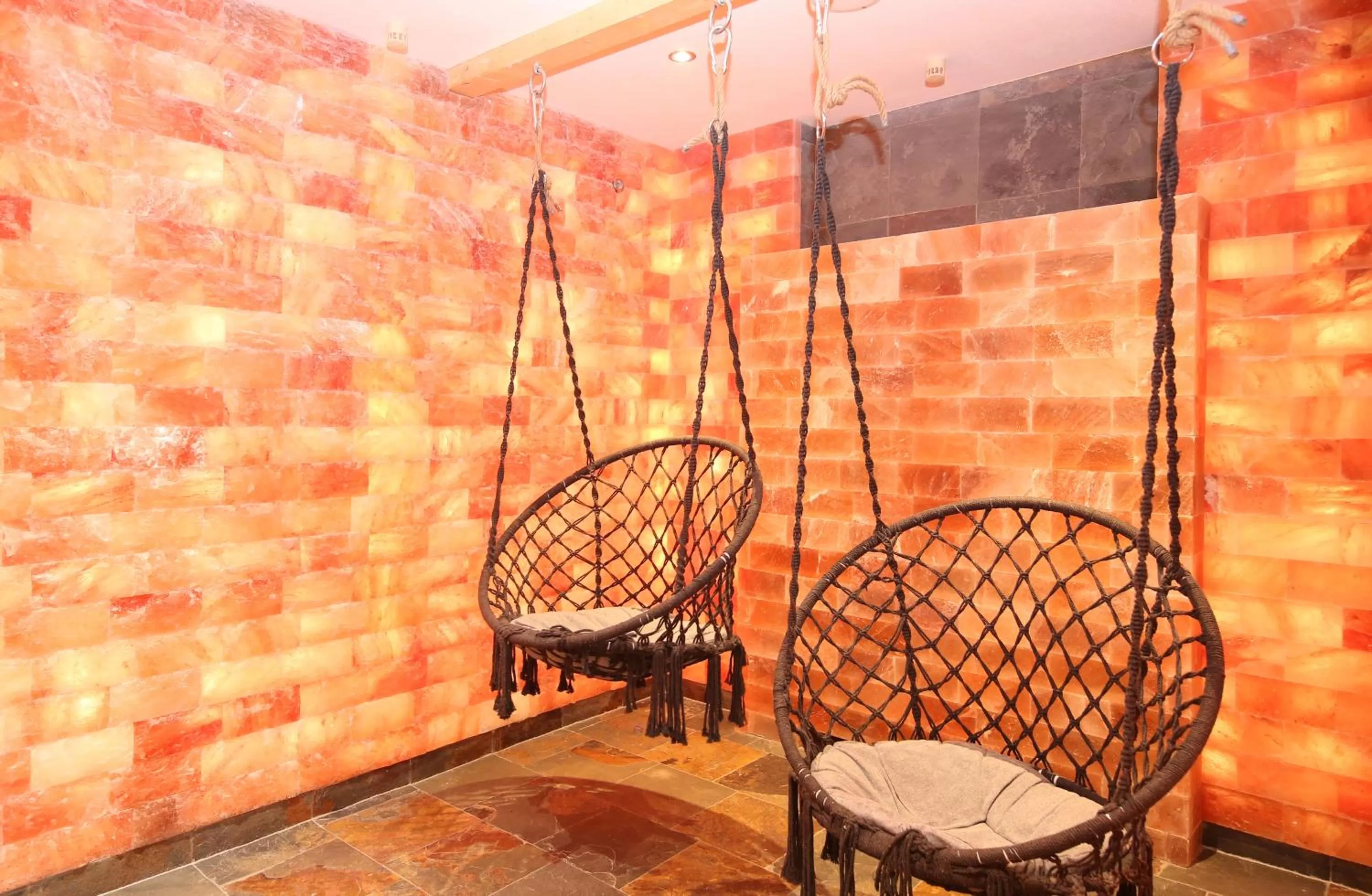 Sauna in Naturhotel Lärchenhof