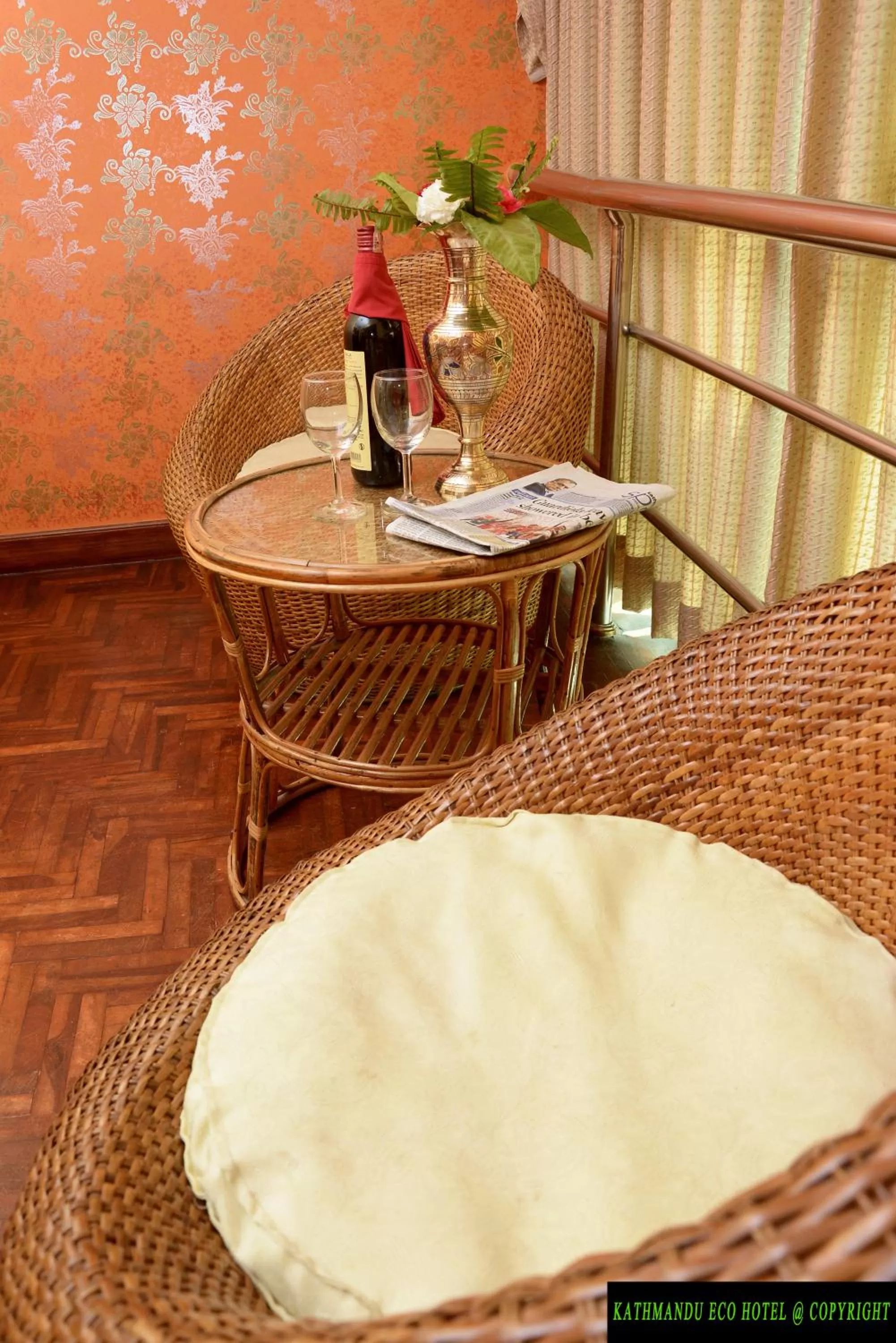 Living room in Kathmandu Eco Hotel