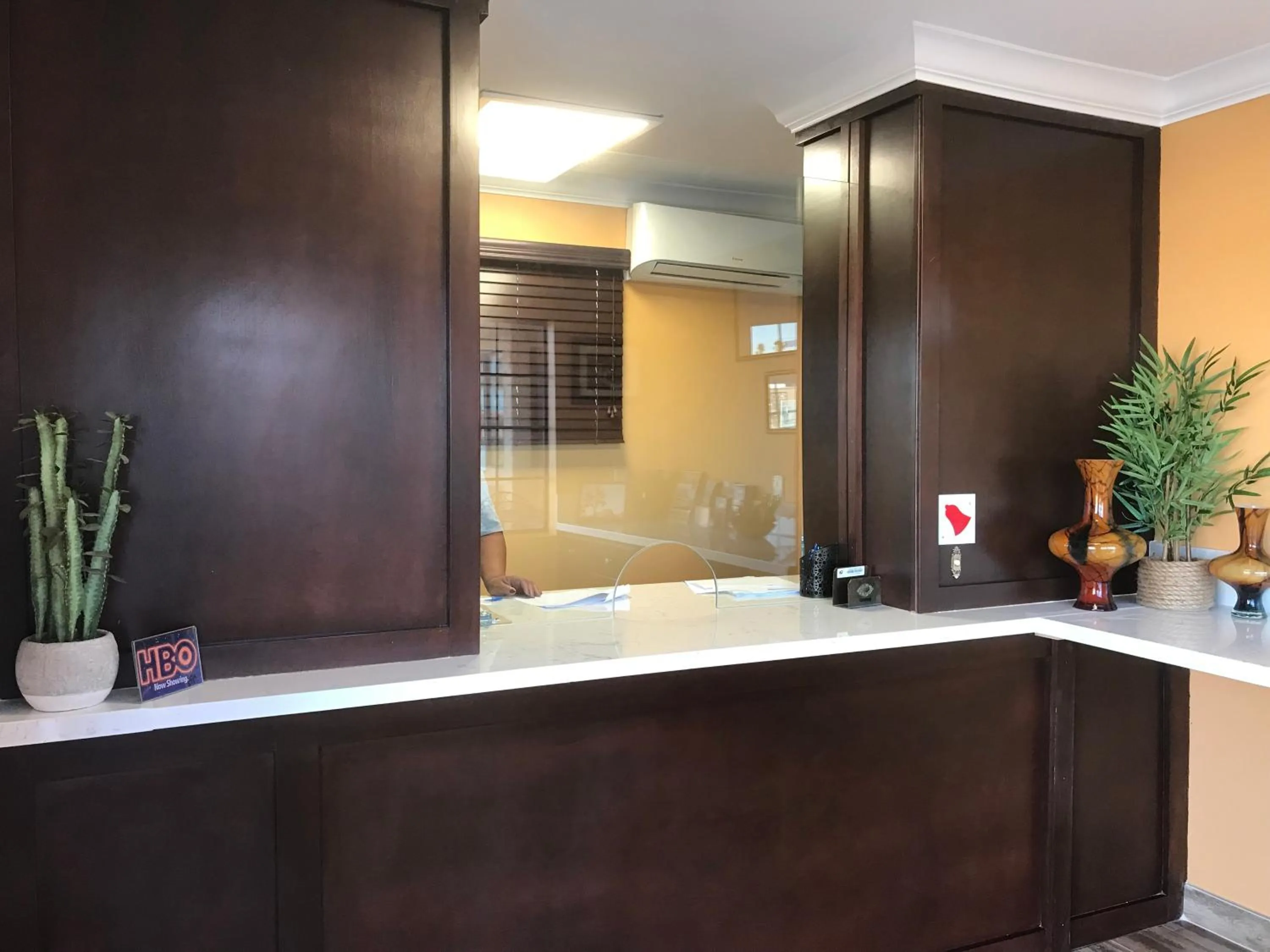 Lobby or reception in El Rancho Dolores at JT National Park