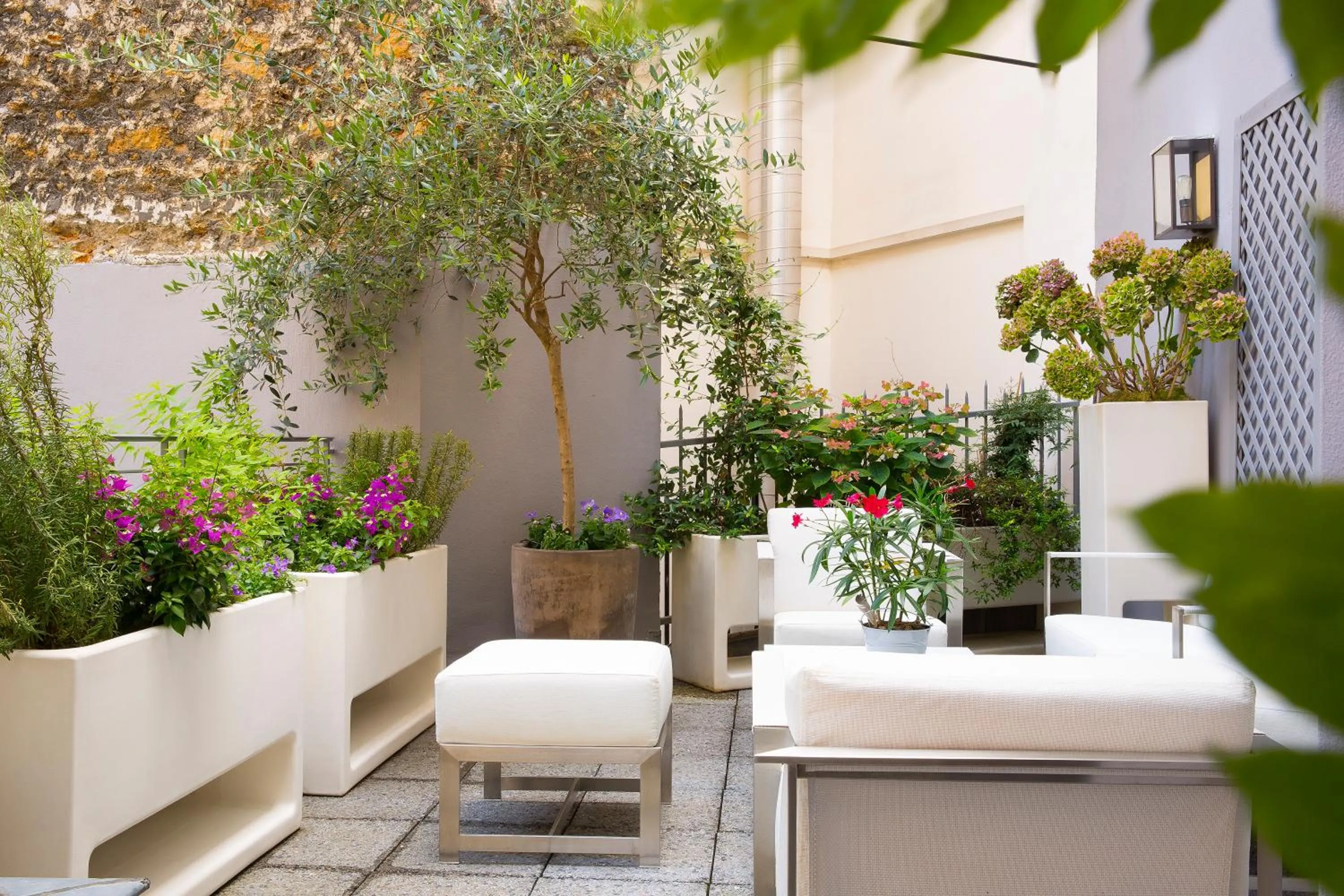 Balcony/Terrace in Hôtel Baume