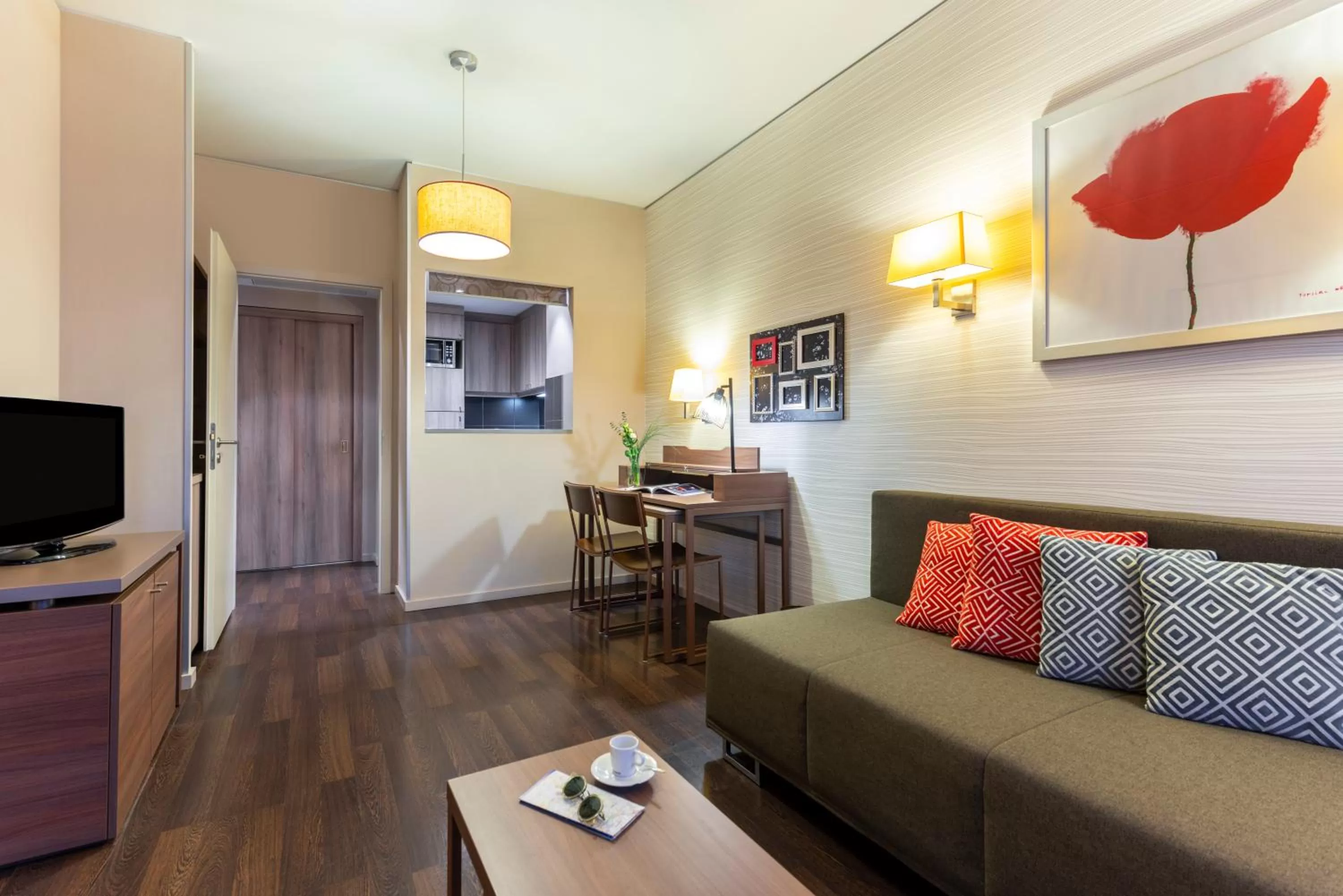 Seating area in Aparthotel Adagio Berlin Kurfürstendamm