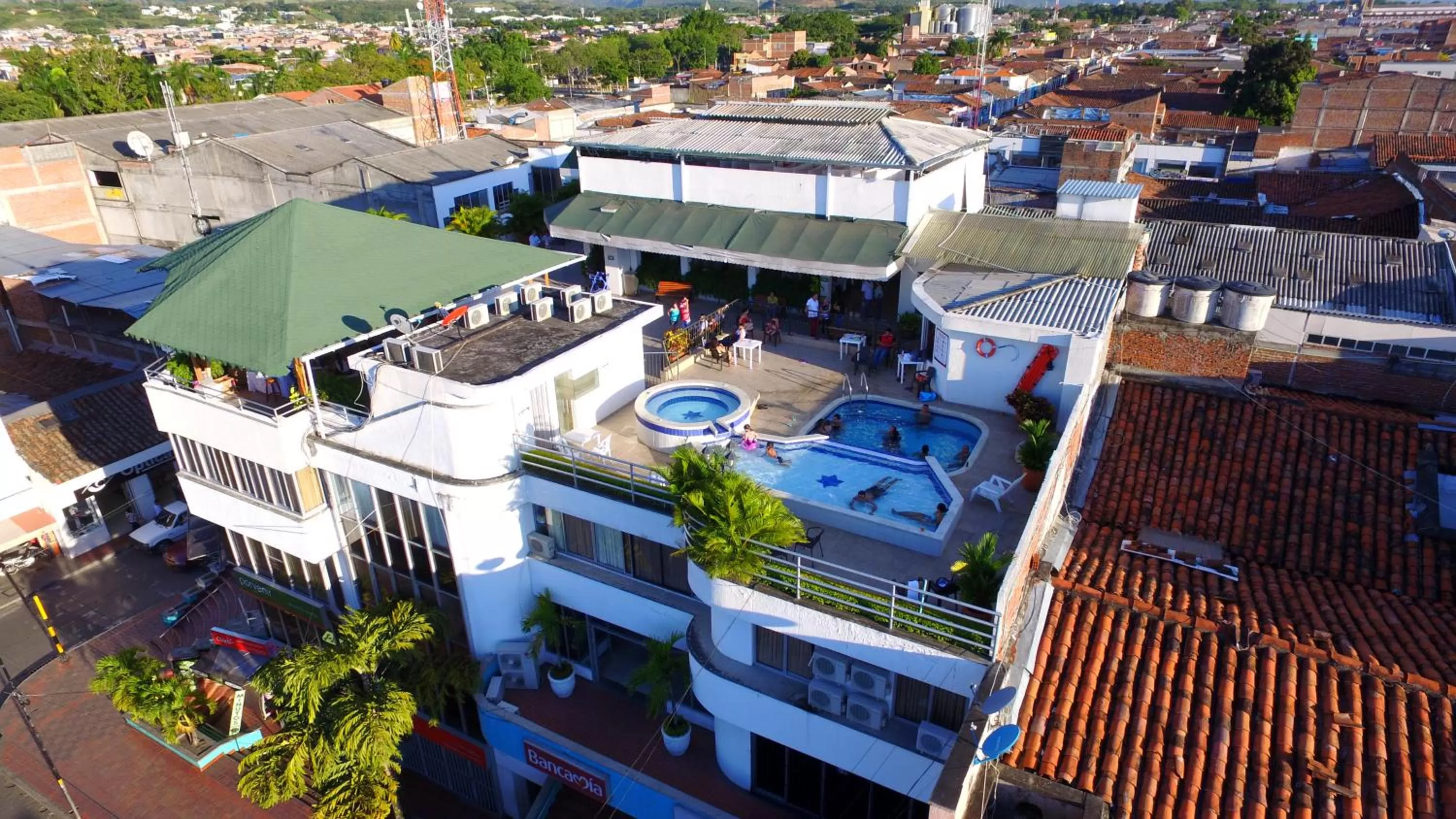 City view, Bird's-eye View in Hotel Cafe Plaza