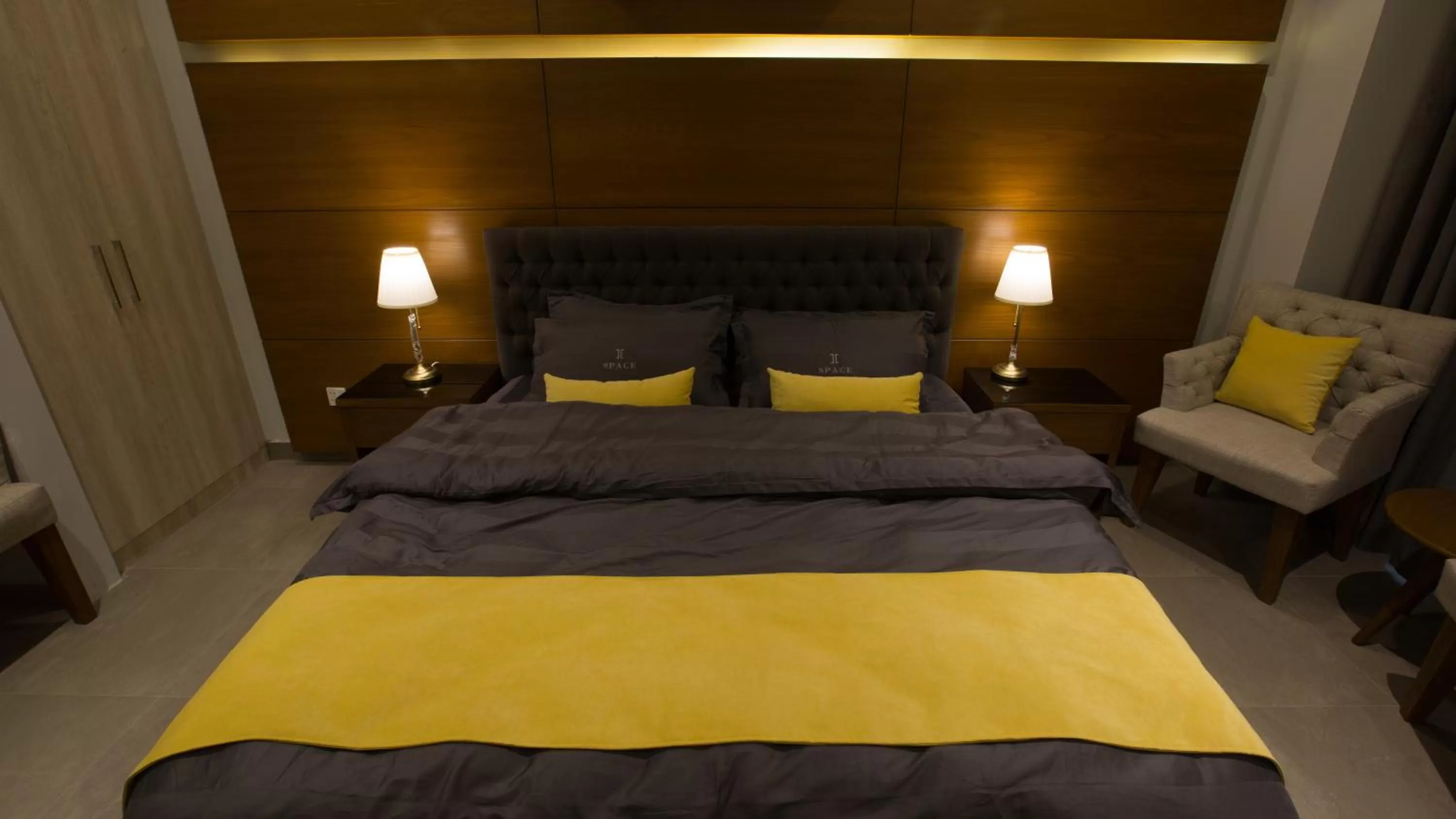 Bedroom, Bed in SPACE Luxury Rental Suites