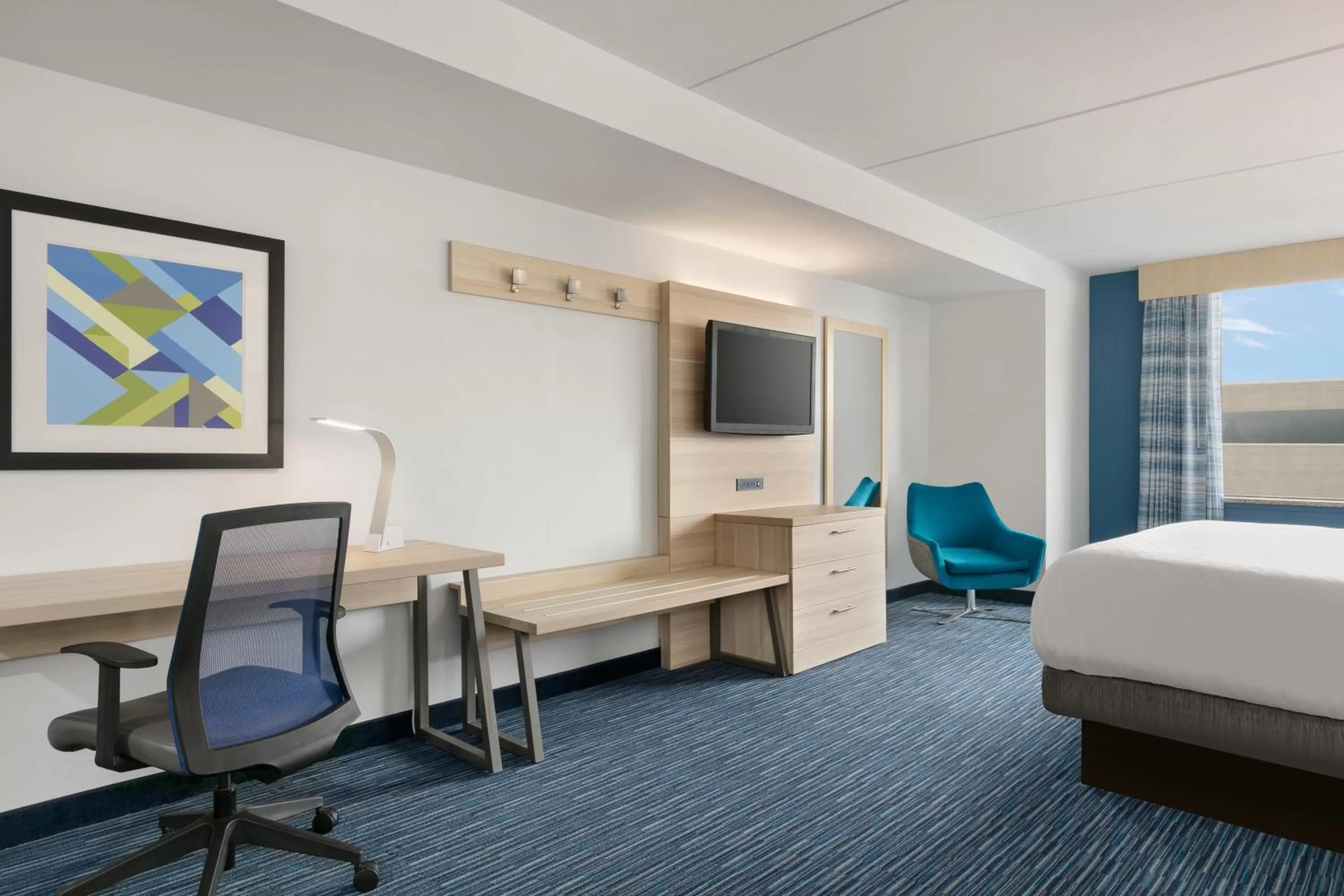 Photo of the whole room, Bed in Holiday Inn Express Hotel & Suites Norfolk Airport by IHG