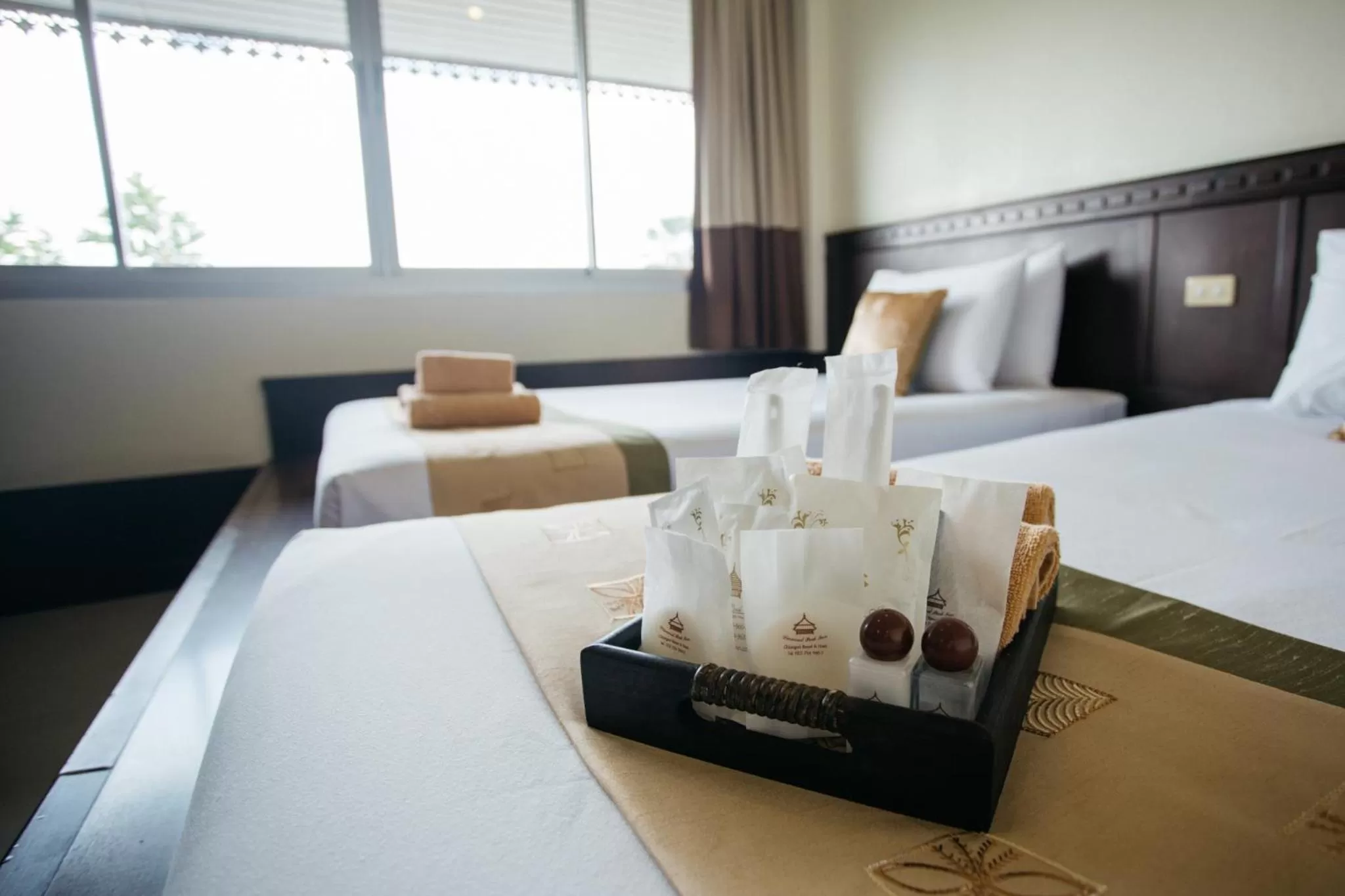 Bed in Diamond Park Inn Chiangrai & Resort