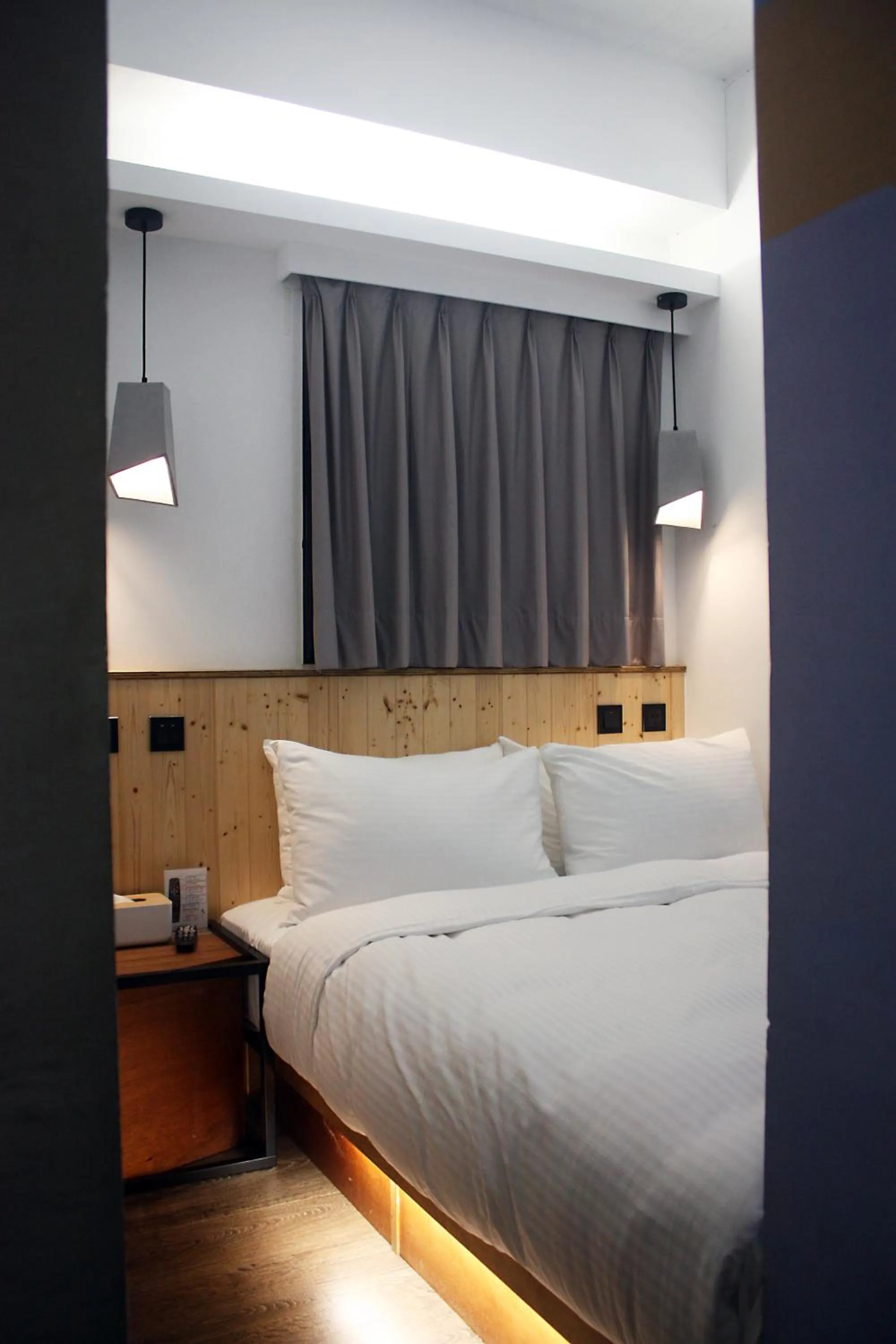 Bed in Just Inn Xin Yi 正旅館 信義