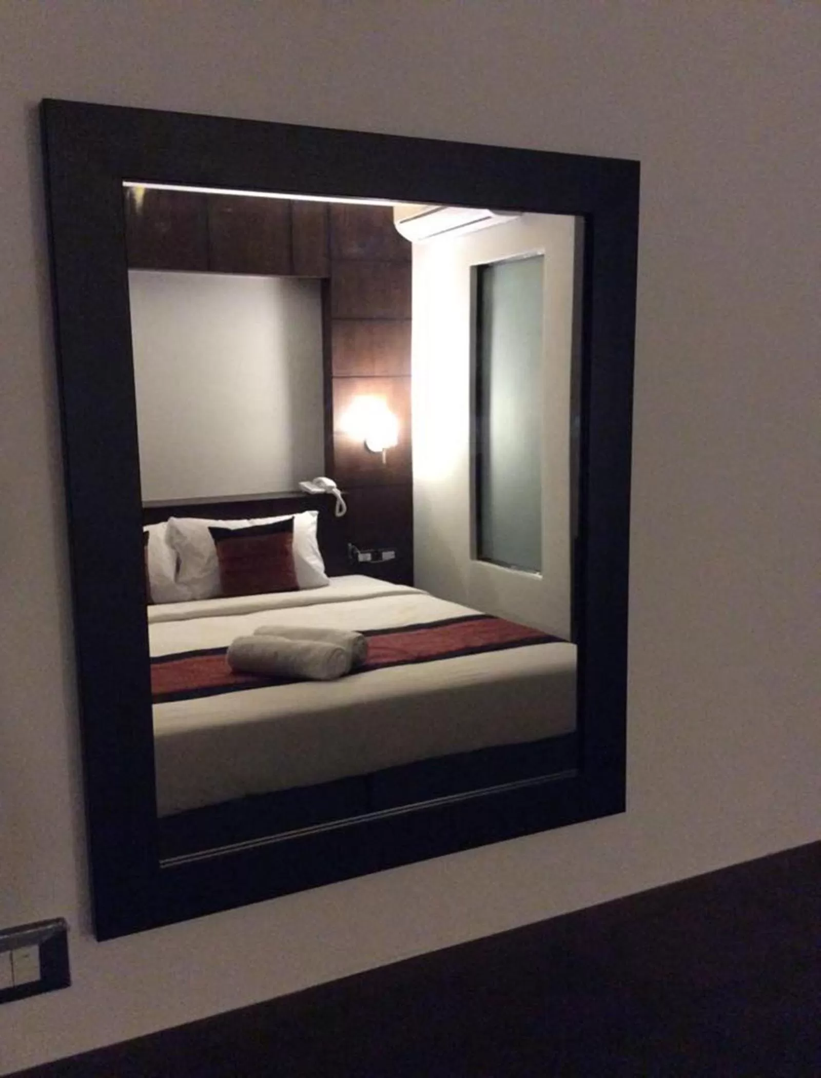 Bed in Rakkawan Residence