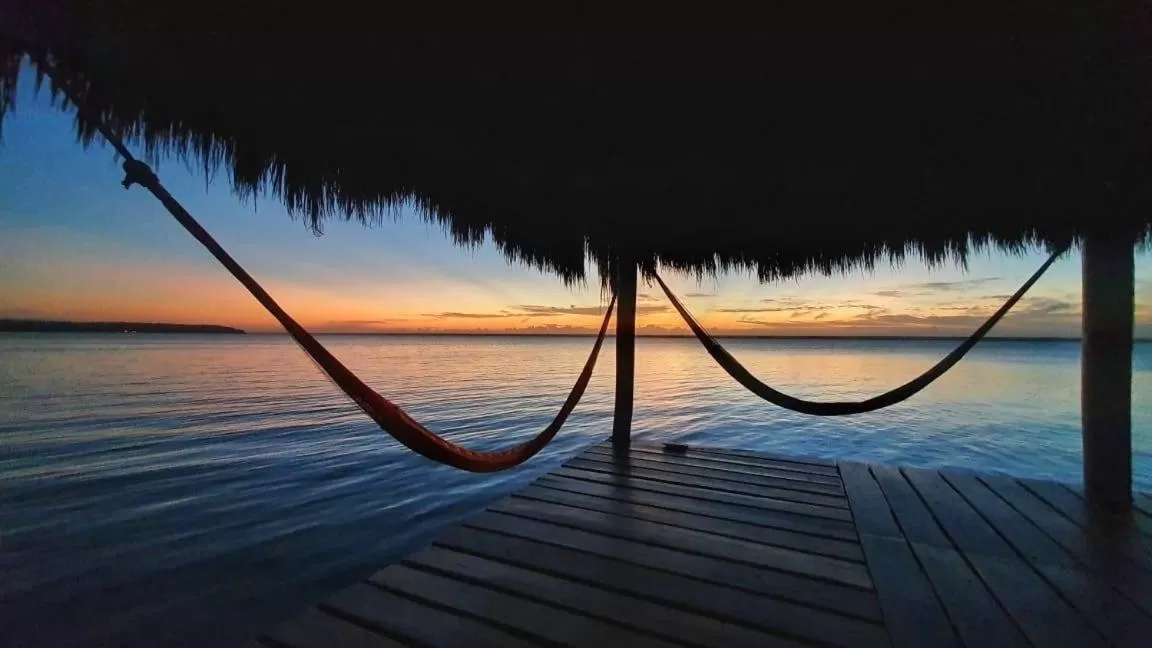 Sunset in Mi Kasa Tu Kasa Bacalar
