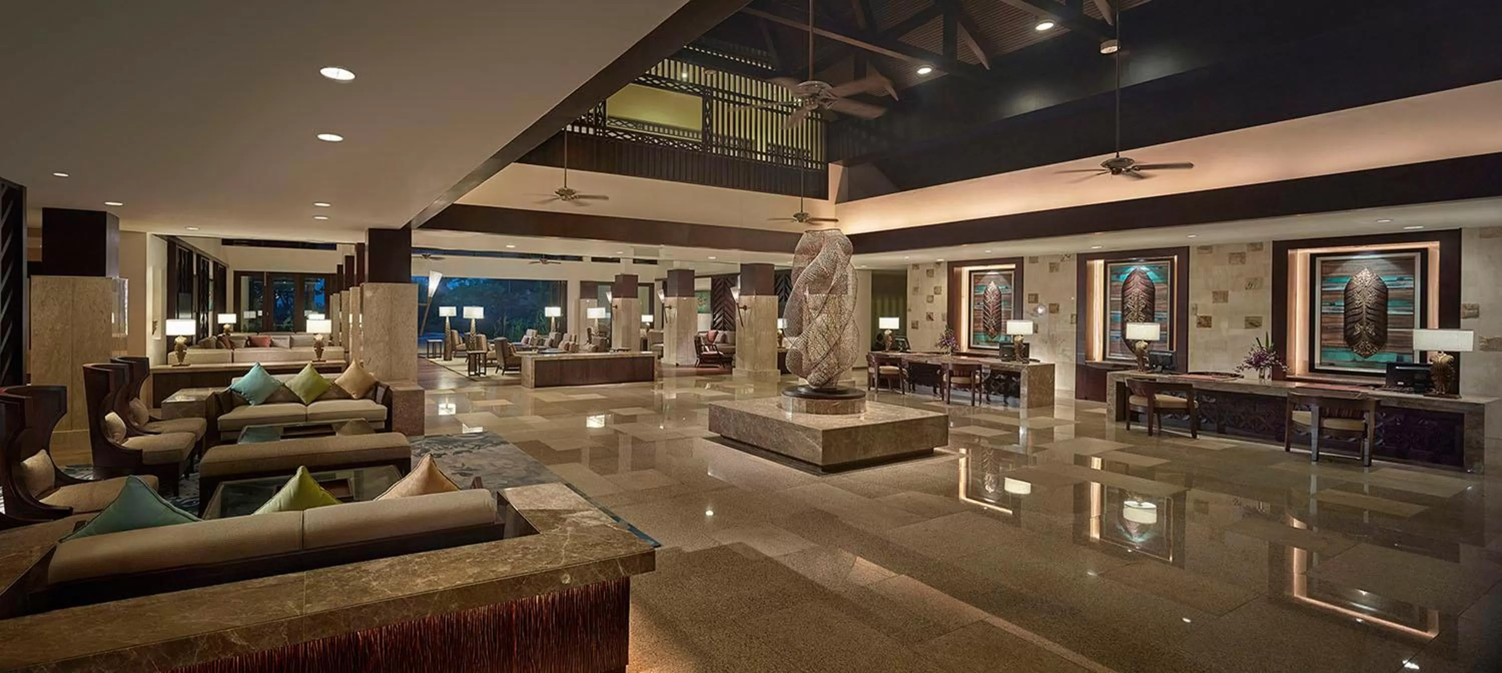 Lobby or reception in Shangri-La Rasa Ria, Kota Kinabalu