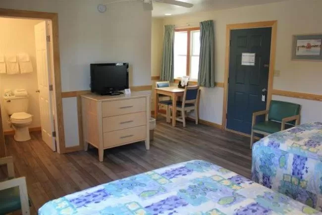 Bed in Pony Island Inn