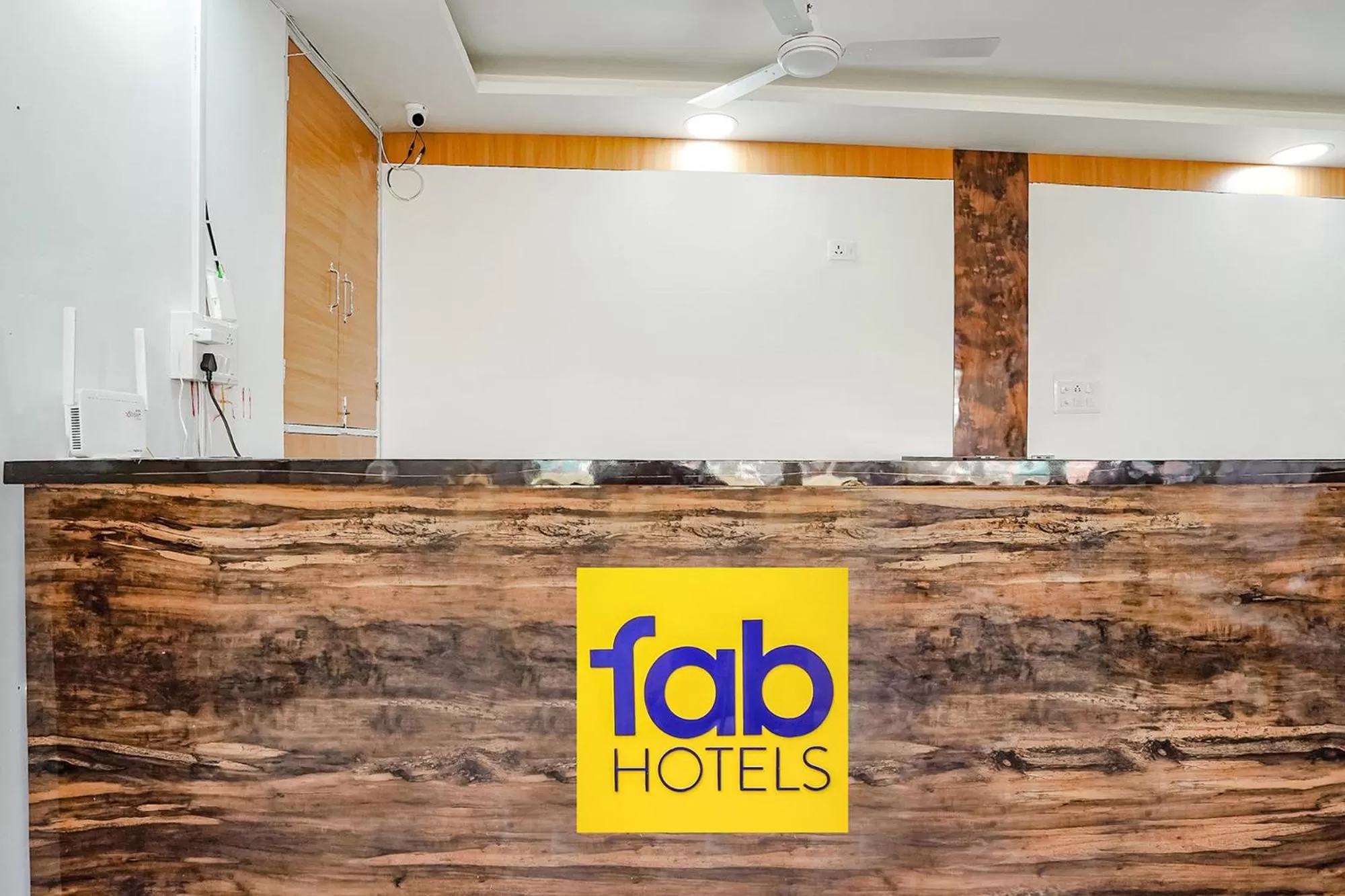 Lobby or reception in FabHotel Siddhi