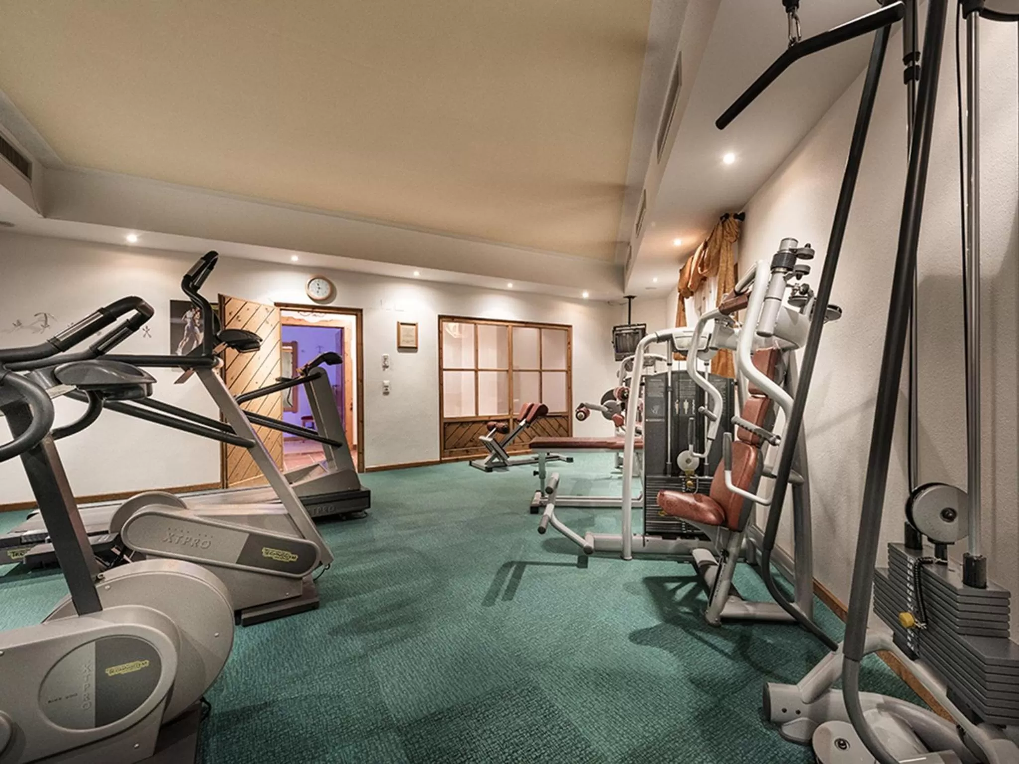 Fitness centre/facilities in Hotel Hubertushof