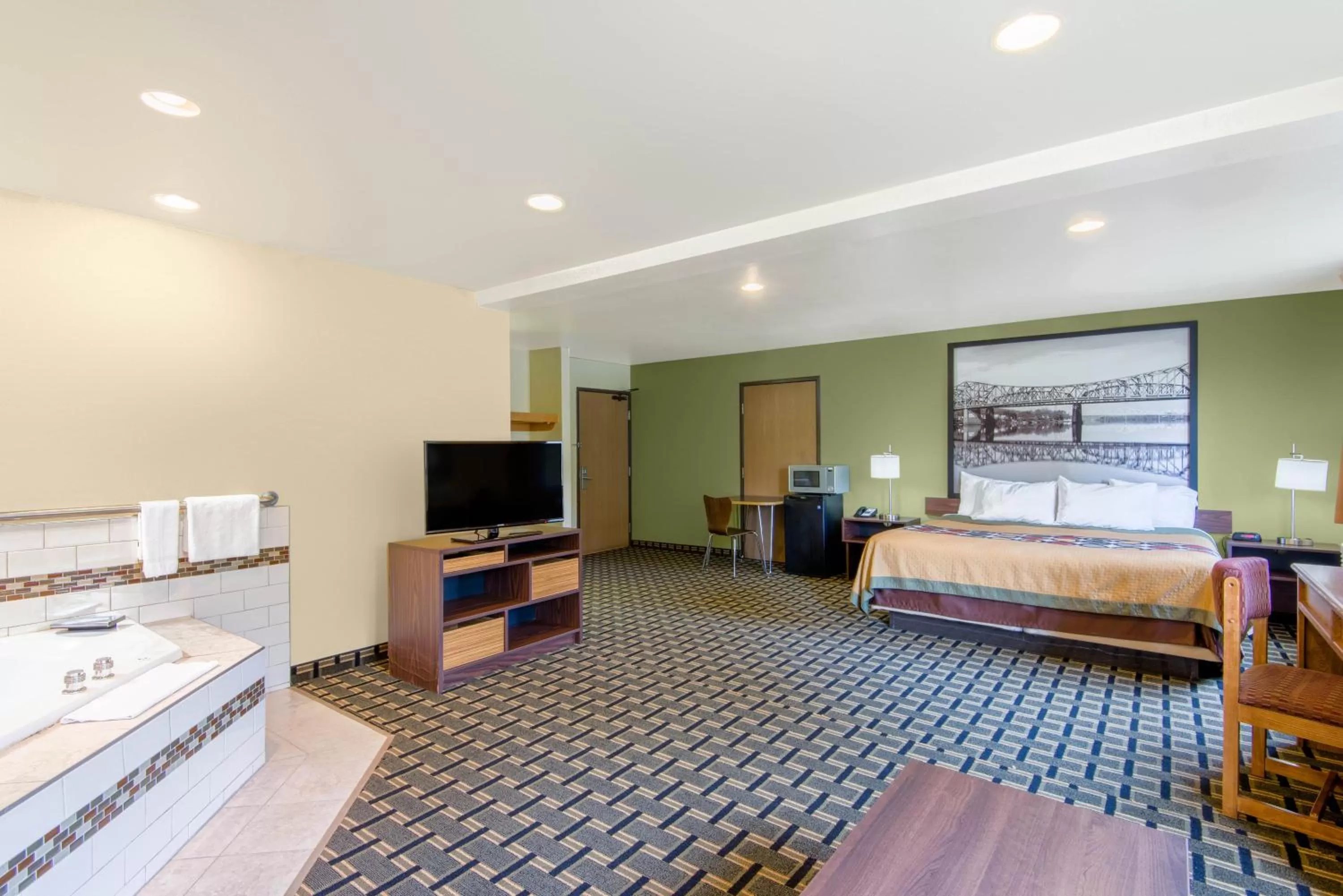 King Suite - Non-Smoking in Super 8 by Wyndham Wheeling St Clairsville OH Area