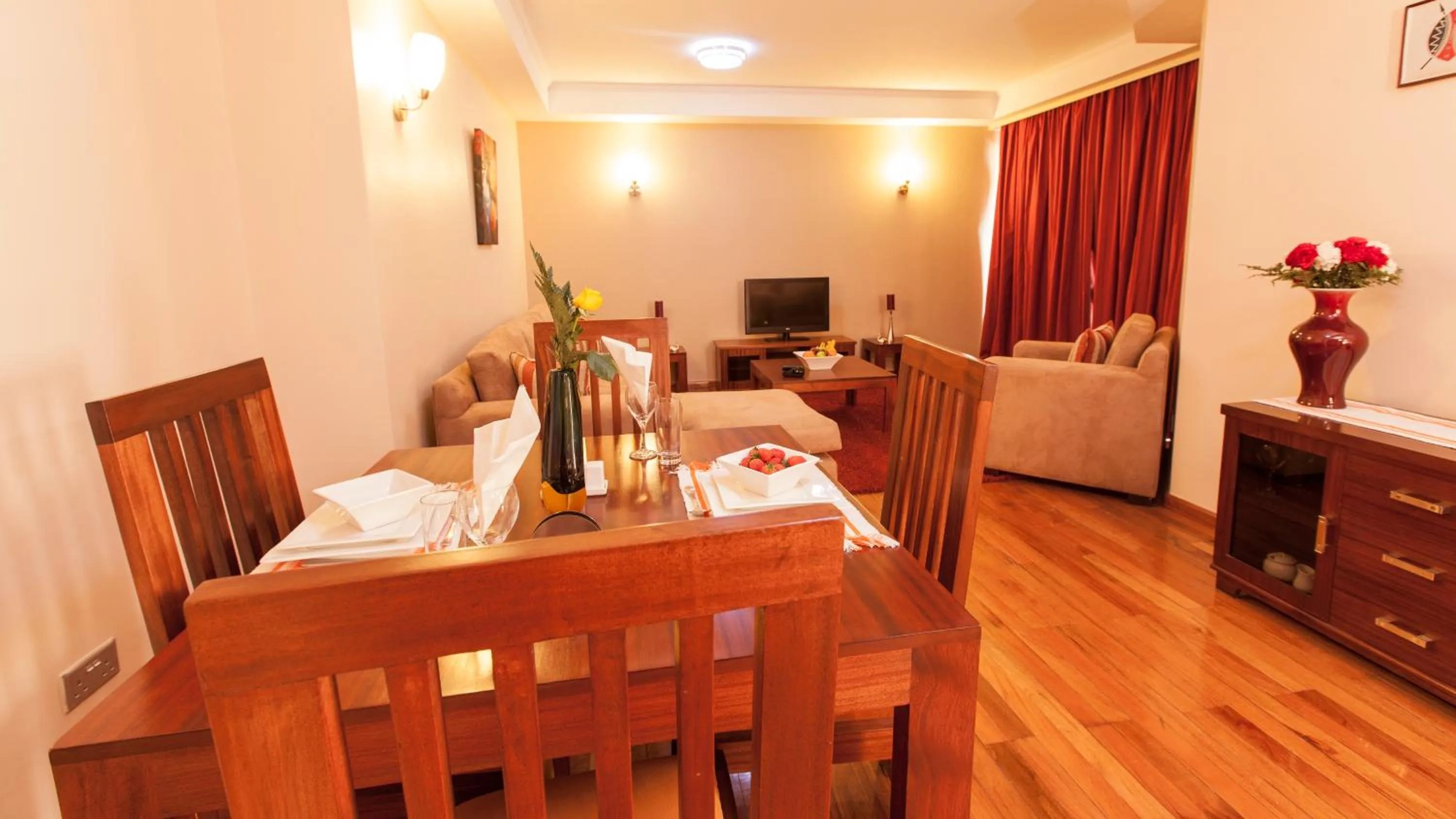 Dining area in Waridi Paradise Hotel and Suites