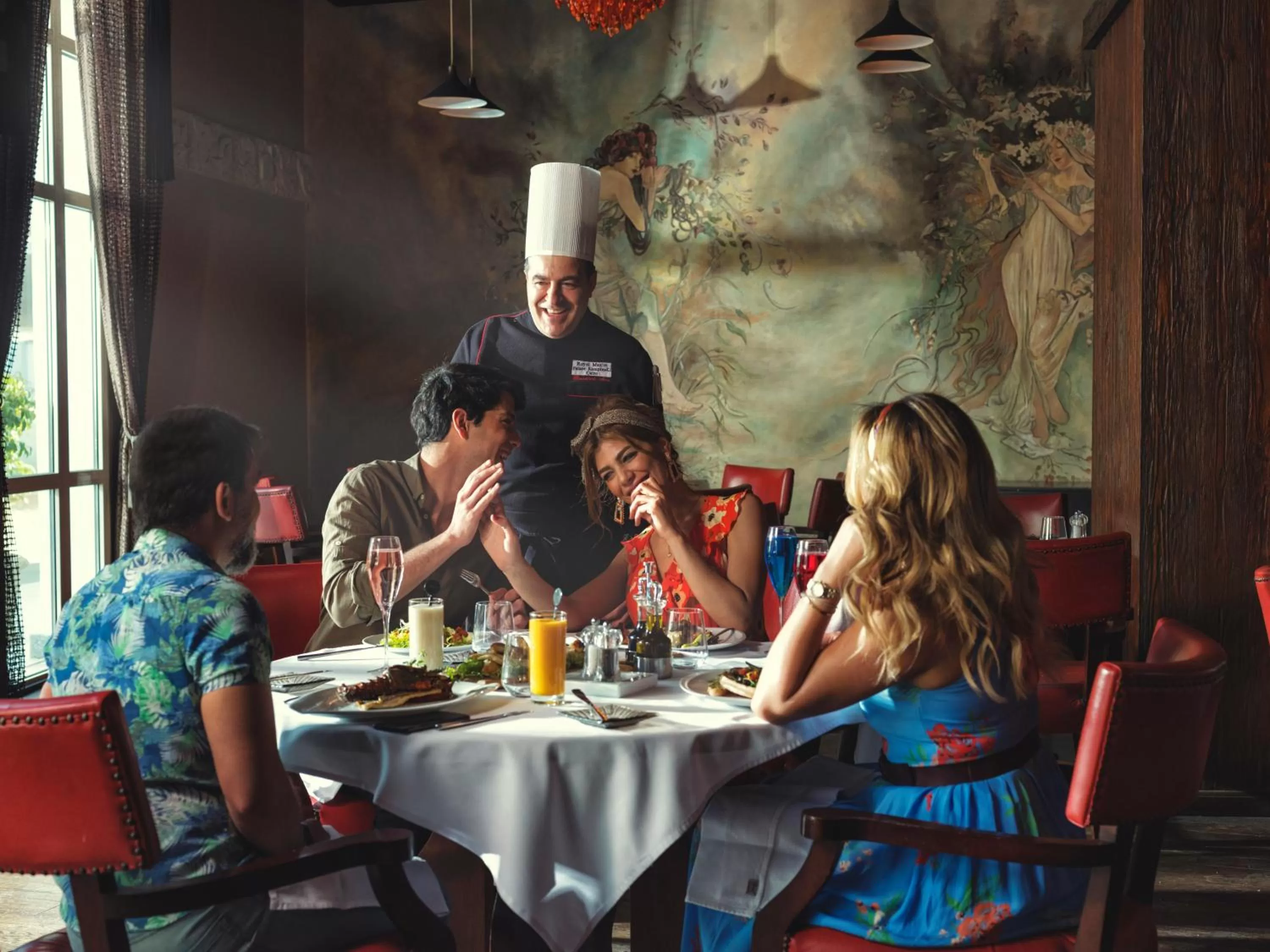 People in Royal Maxim Palace Kempinski Cairo