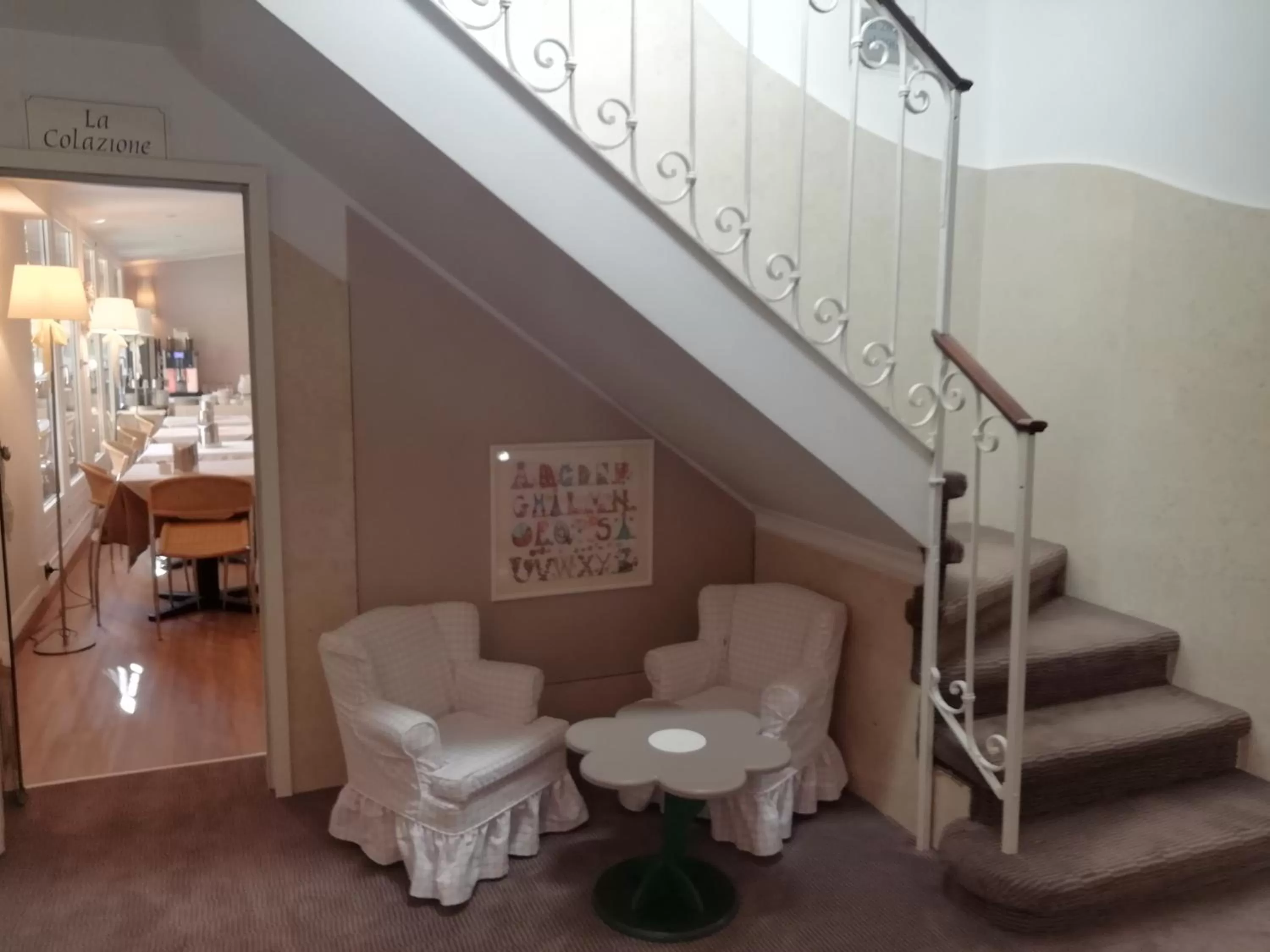 Decorative detail in Hotel Roberta