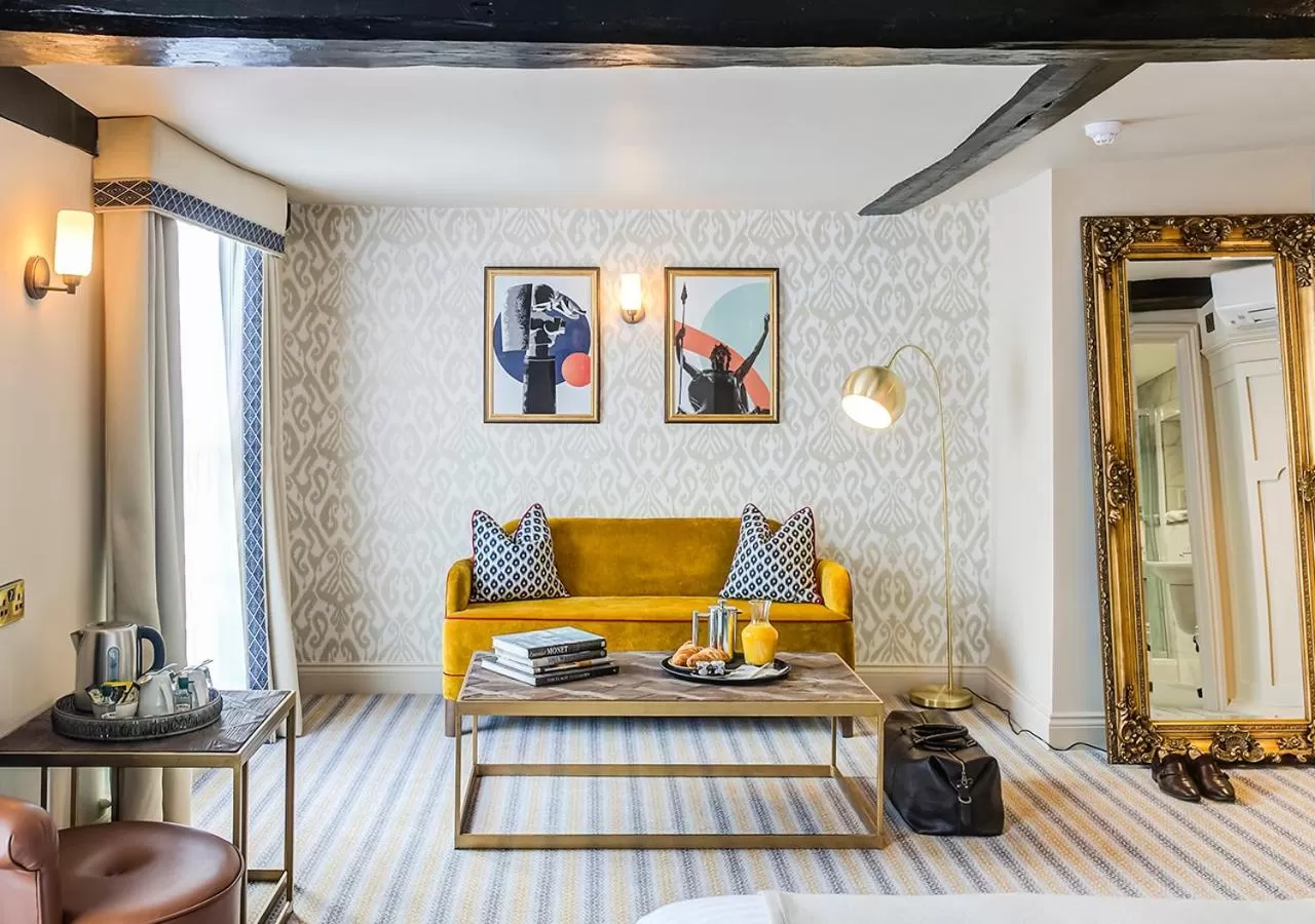 Seating area in The George Hotel Colchester