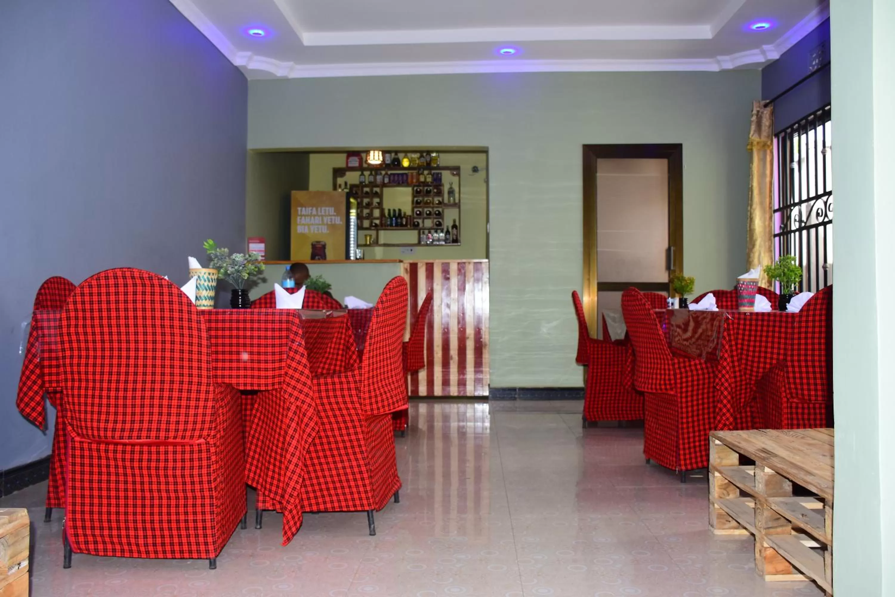 Living room in Safari Park House