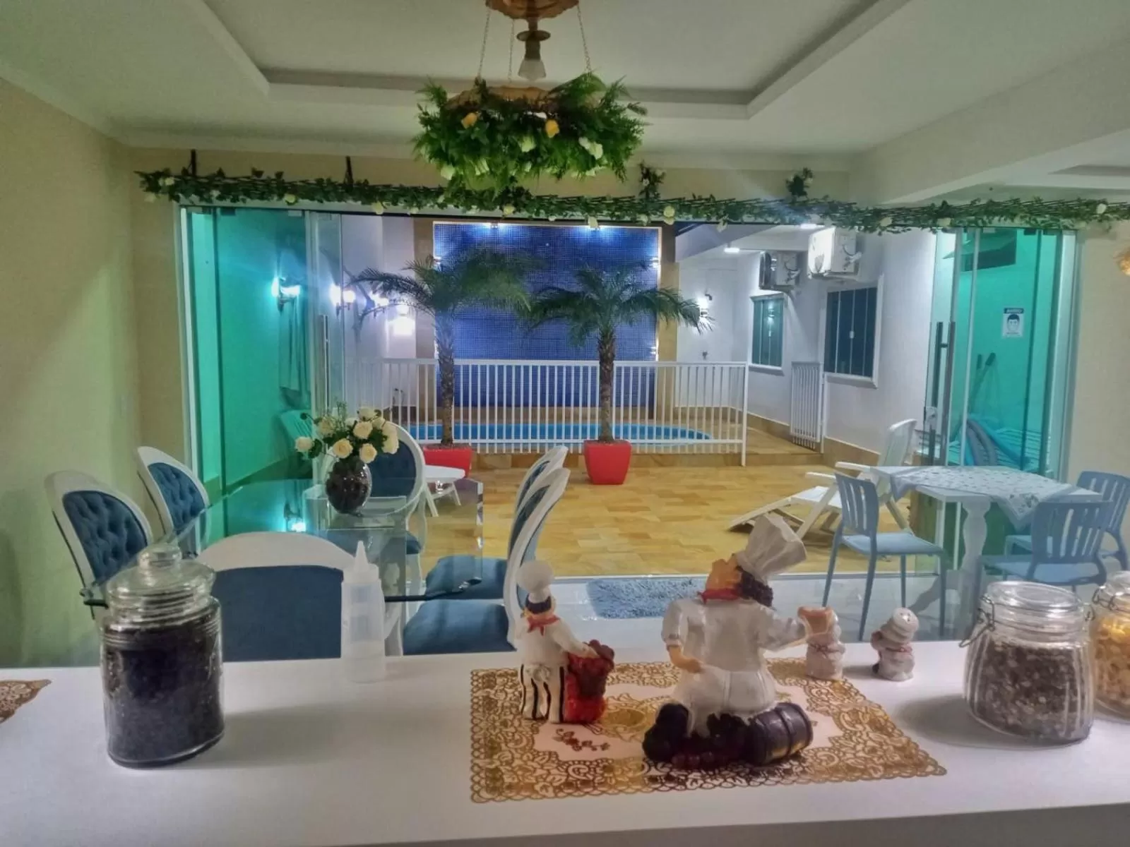 Dining area in Pousada Cavalero