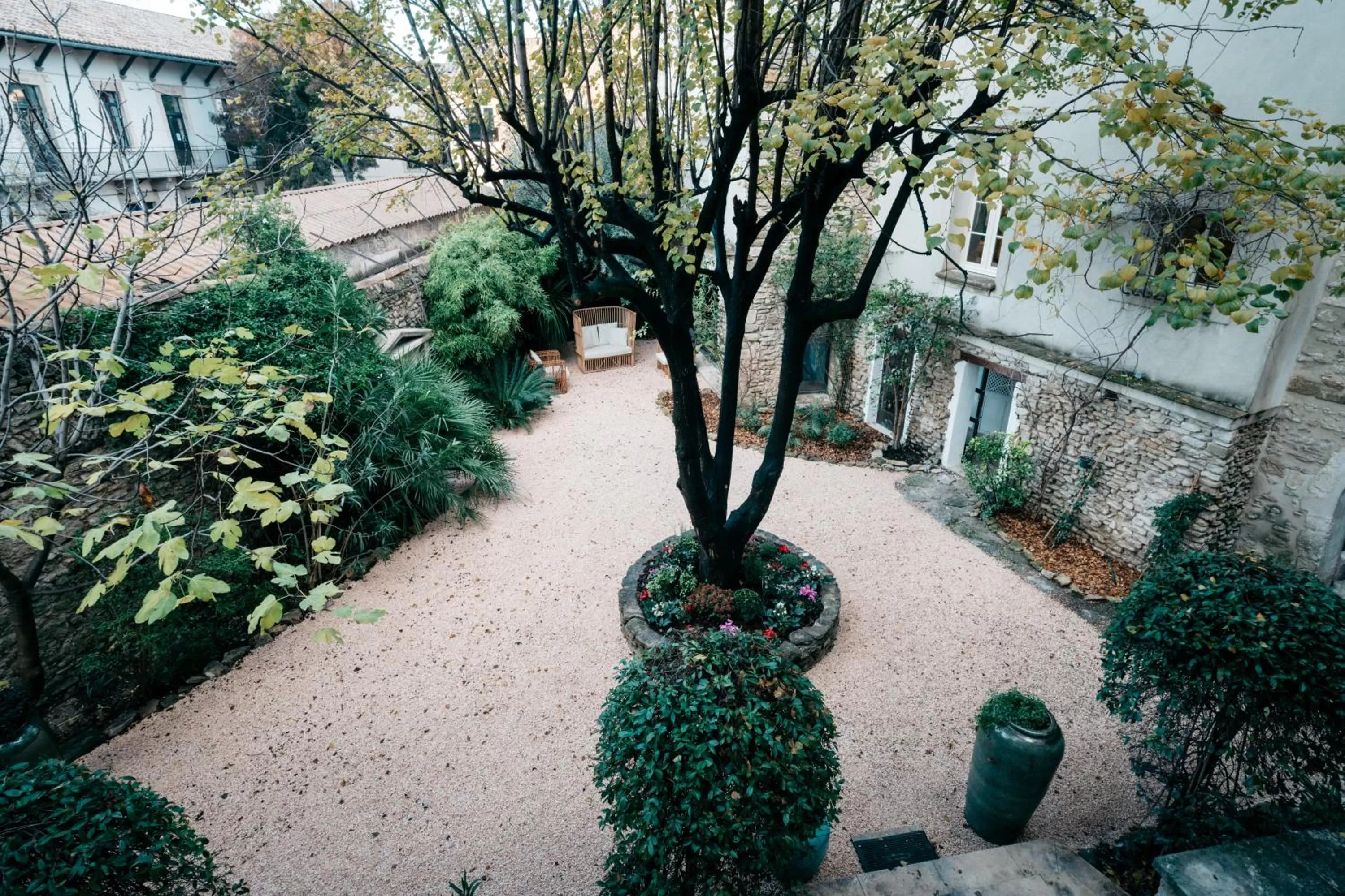 Garden in Le Clos Violette et Le 11 D'Aglaé - Hôtel de Charme Design de Luxe