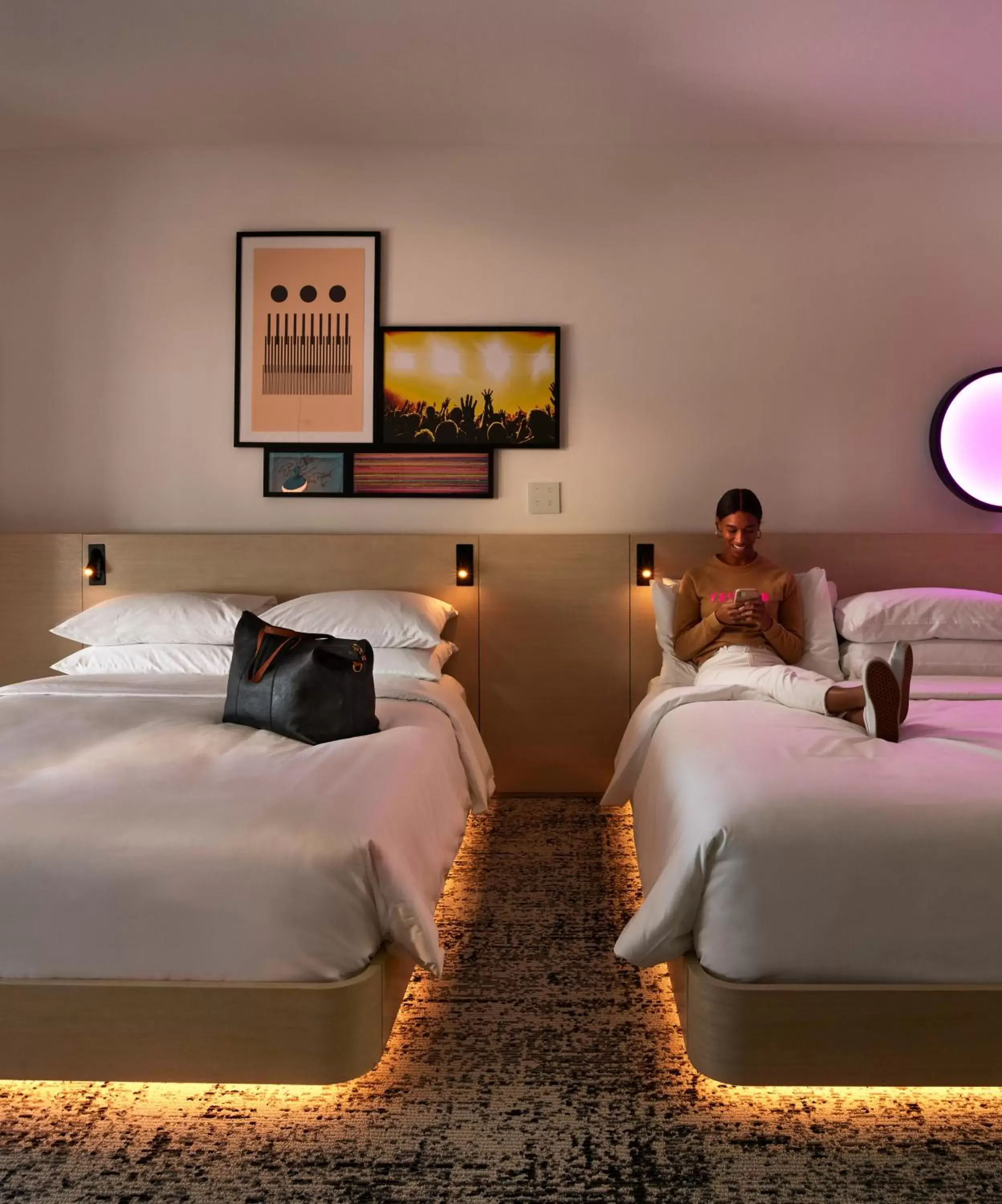 Quadruple Room in Reverb by Hard Rock Atlanta Downtown Quadruple Room in Reverb by Hard Rock Atlanta Downtown