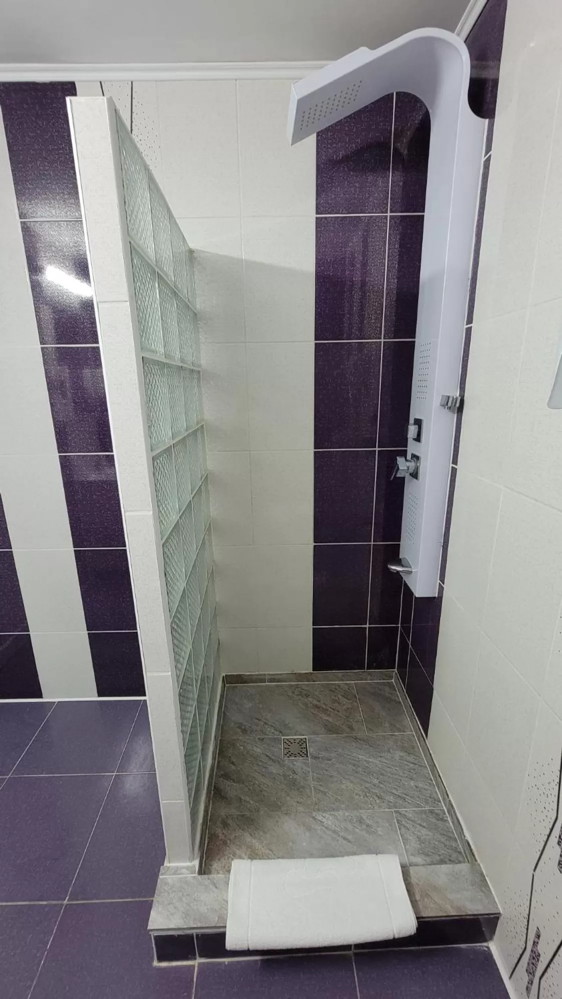 Shower, Bathroom in Hotel IMPERYUM