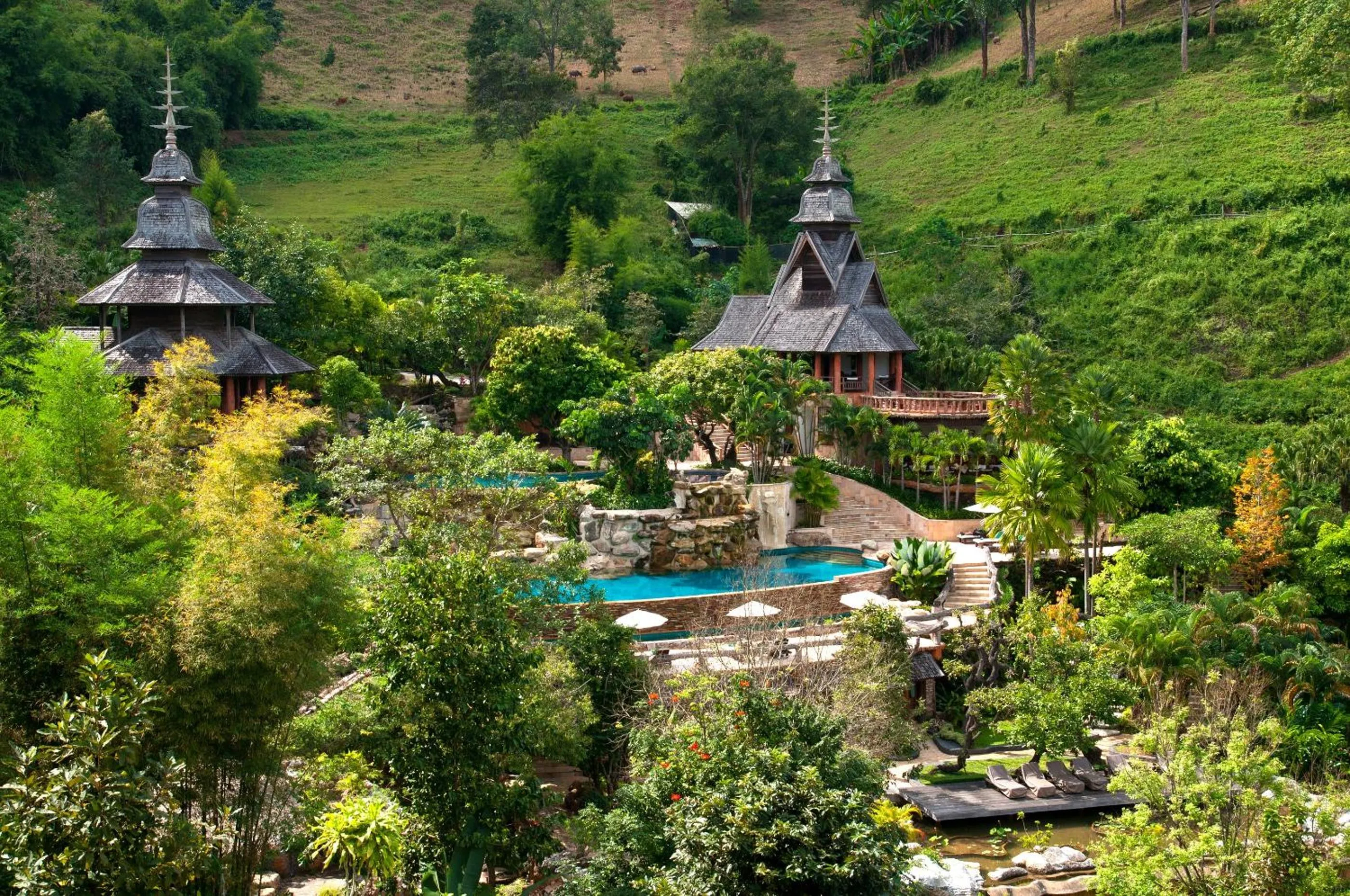 Bird's eye view in Panviman Chiang Mai Spa Resort