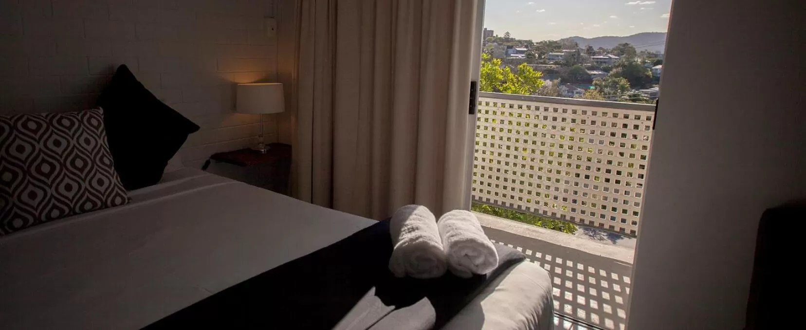 Natural landscape, Bed in Herston Place Motel