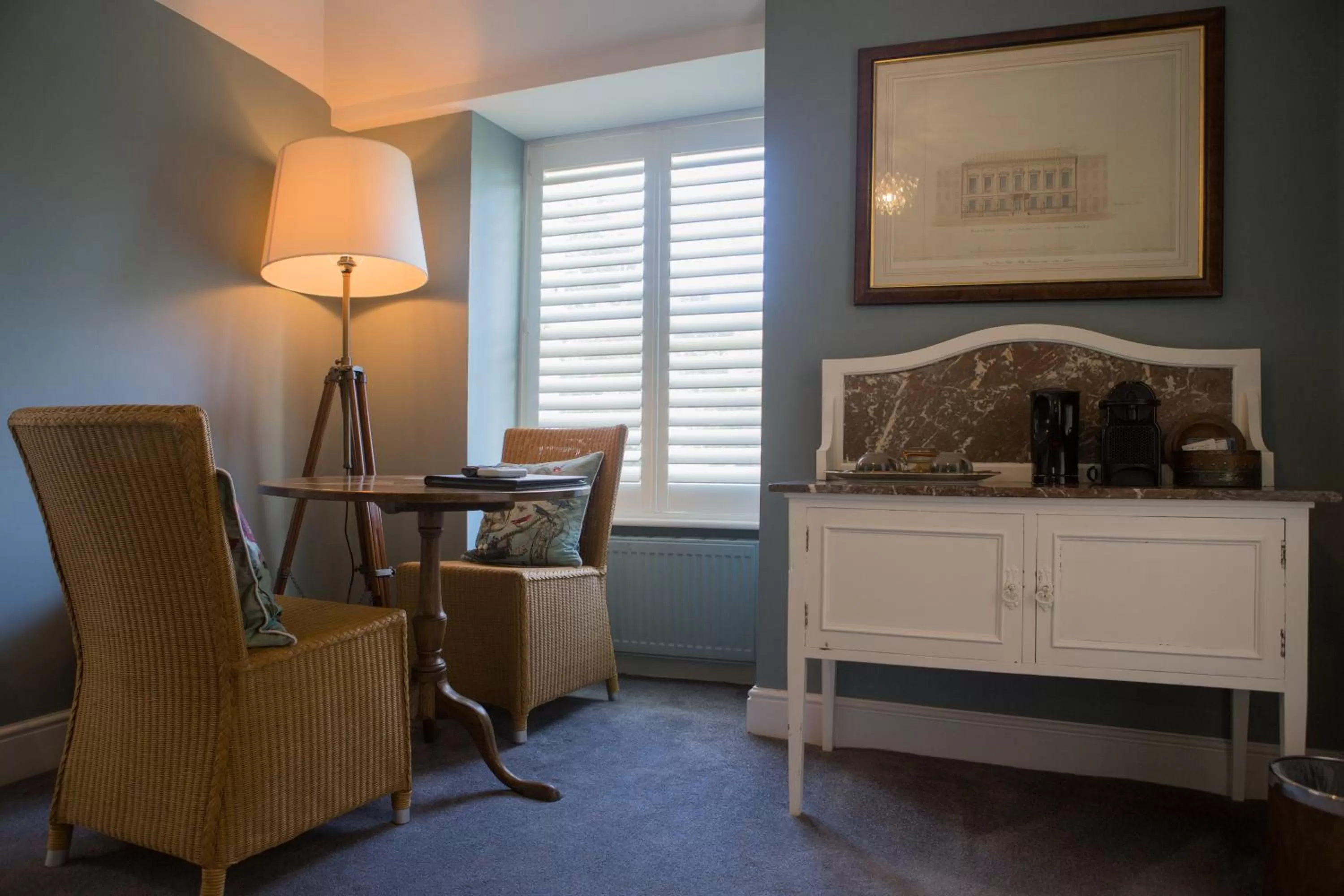 Living room in Mount Edgcumbe