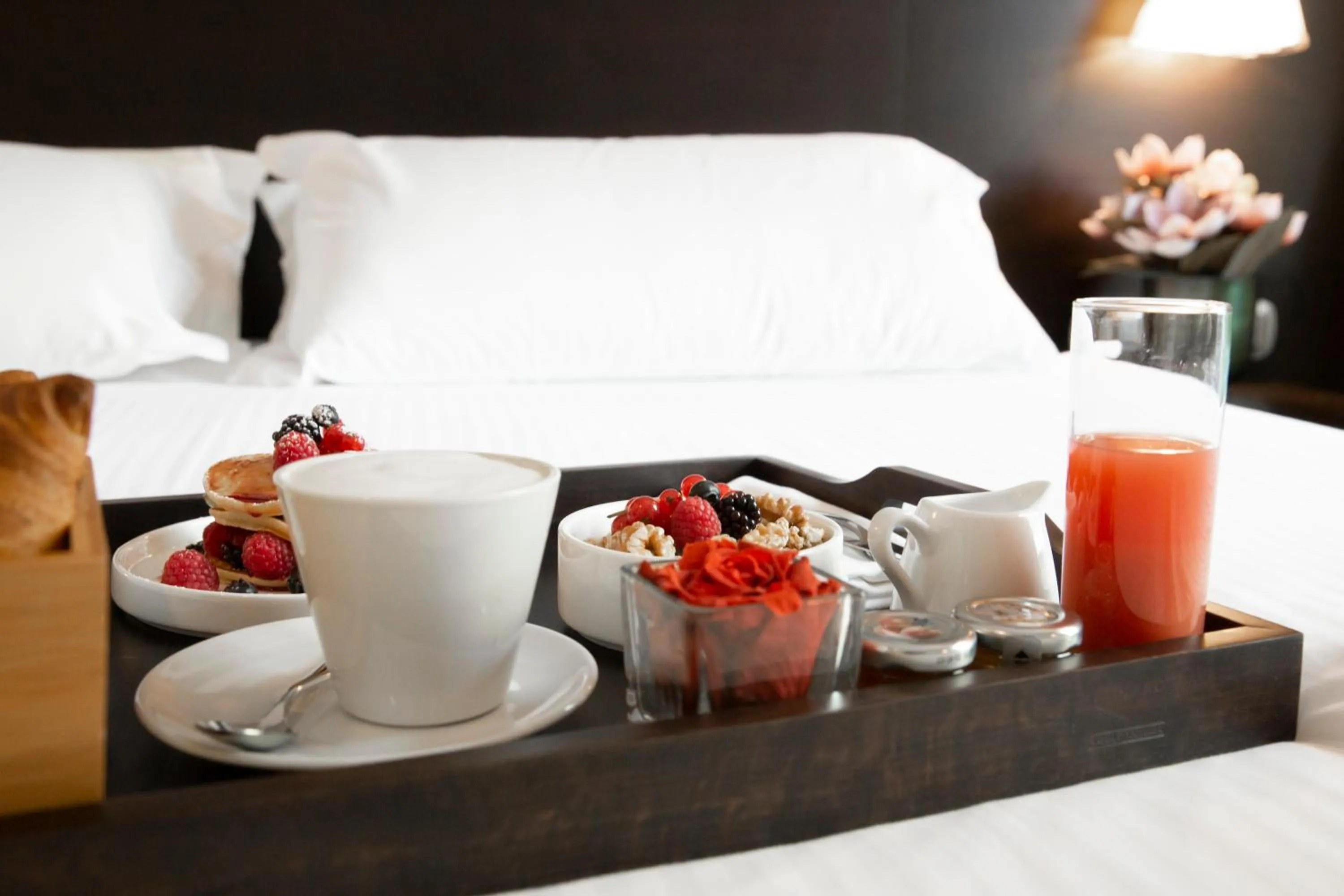 Bed in Hotel Capolago