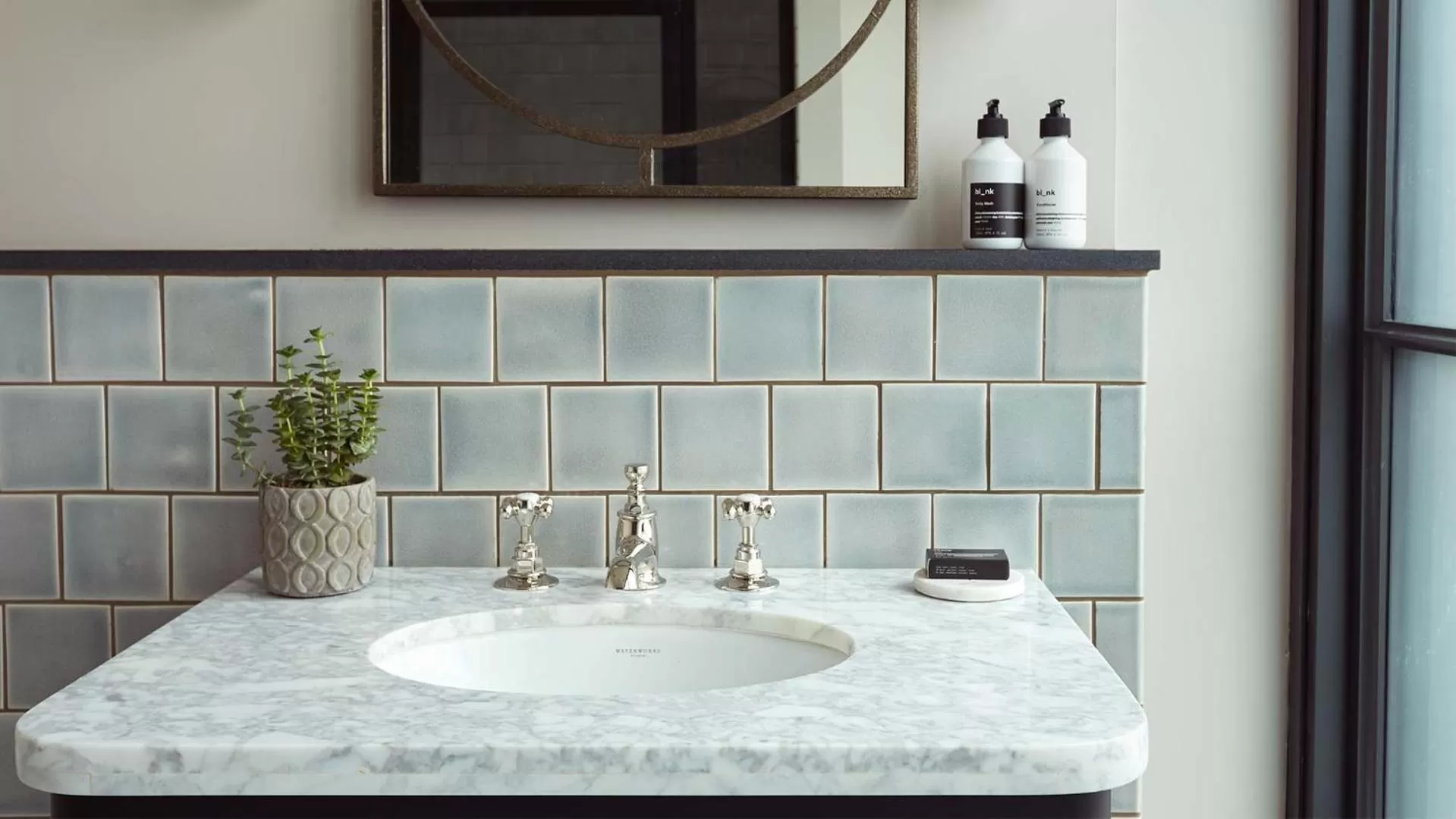 Bathroom in The Hoxton, Chicago