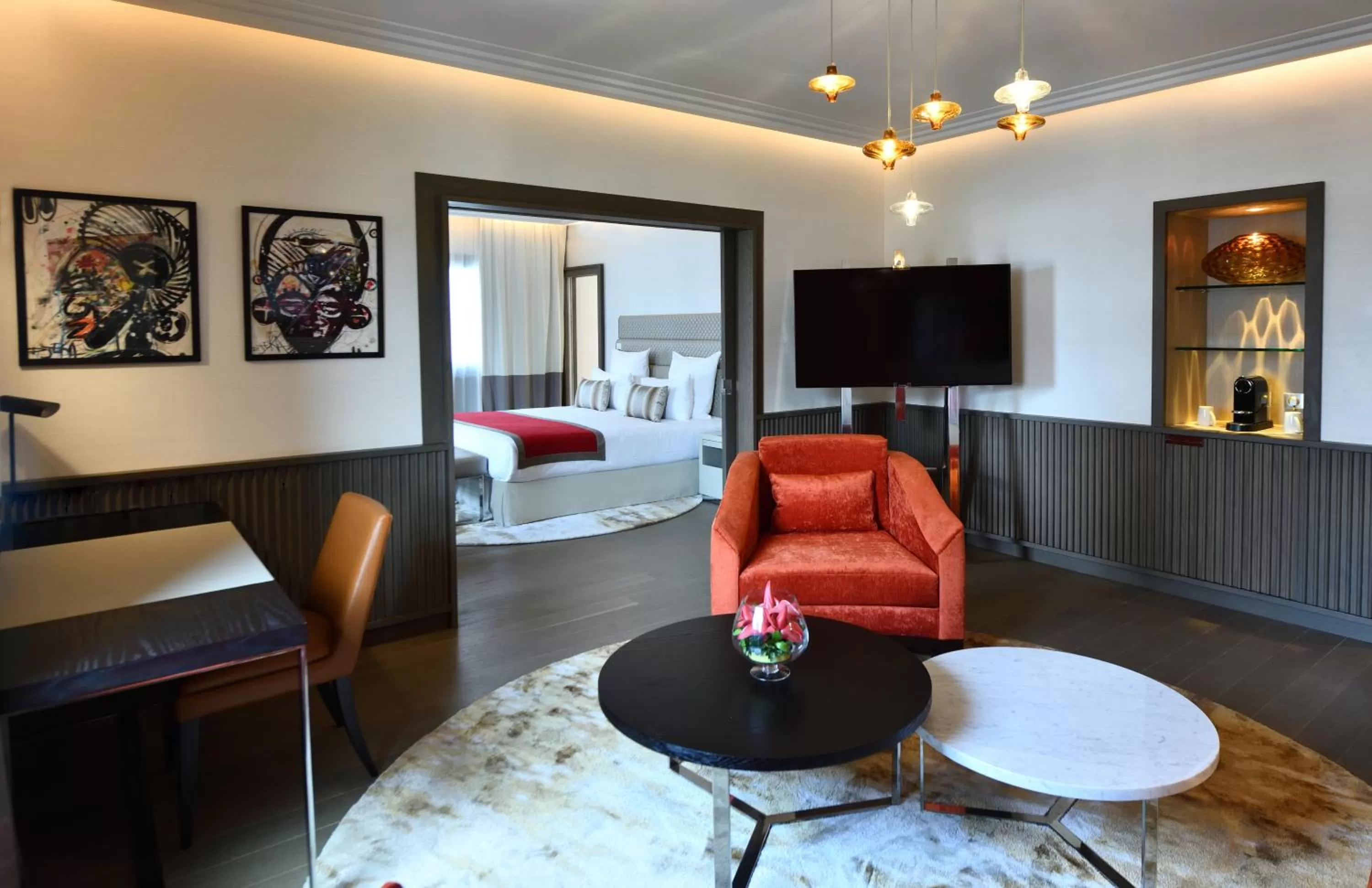 Living room, Bed in Movenpick Hotel Abidjan-Accor Group