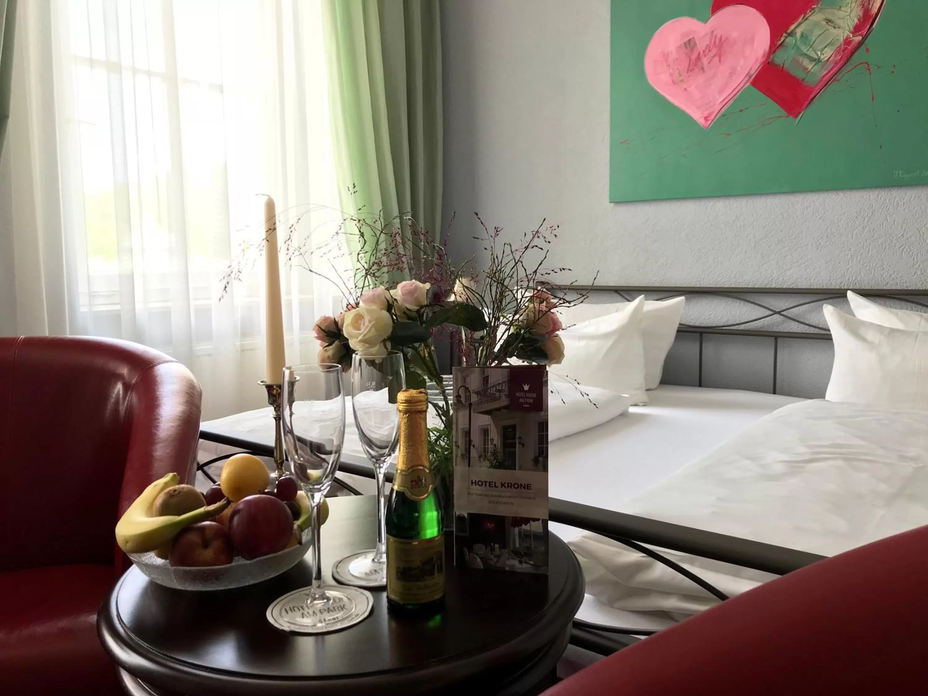 Bed in Hotel Krone am Park