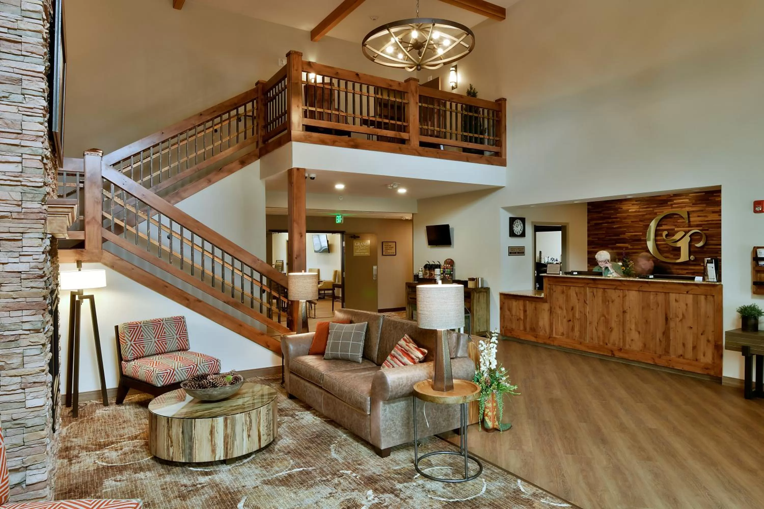 Lobby or reception in GrandStay Hotel & Suites