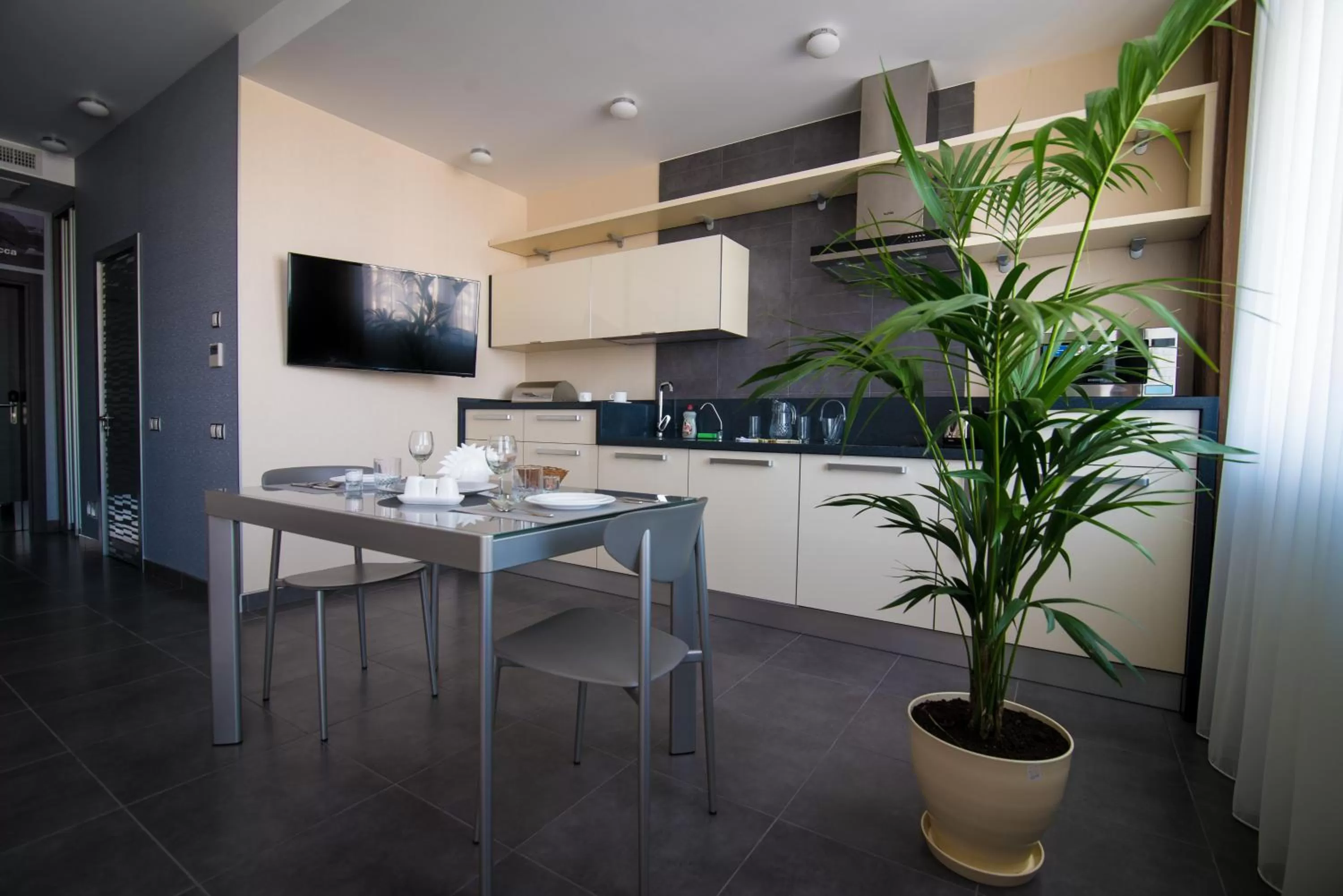 Kitchen or kitchenette, Kitchen/Kitchenette in 12th Floor Apartments