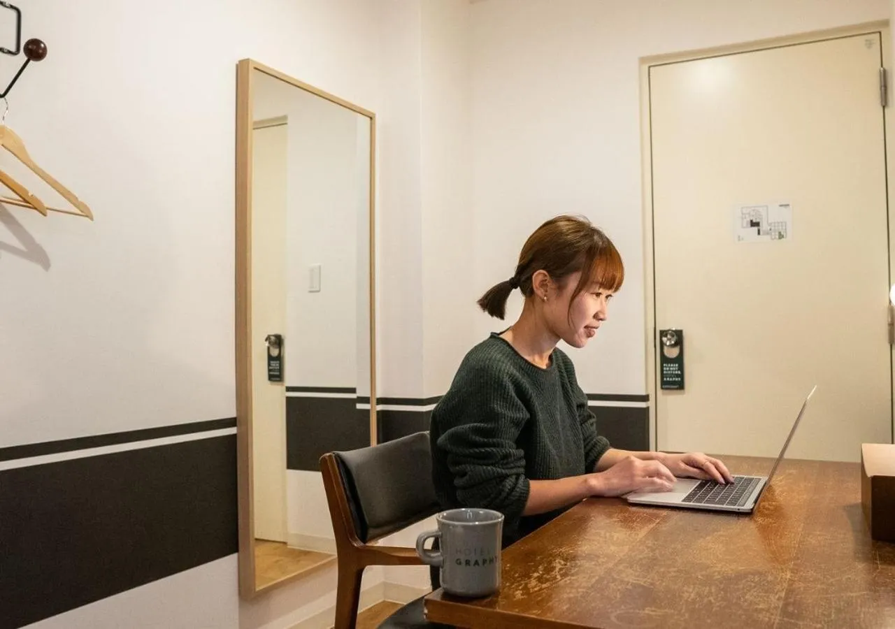 Photo of the whole room in Hotel Graphy Nezu