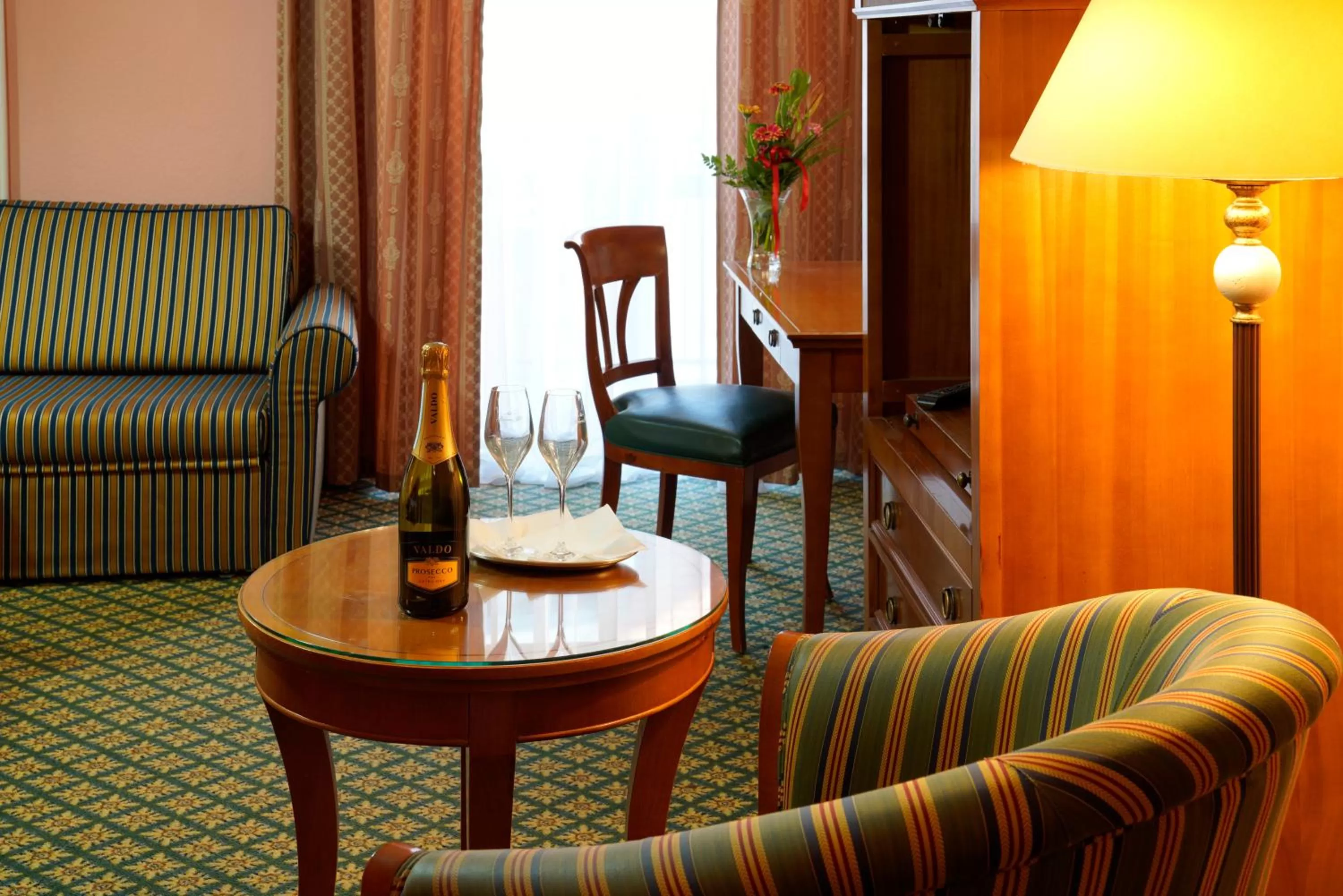 Seating area in Hotel Villa Lauretta