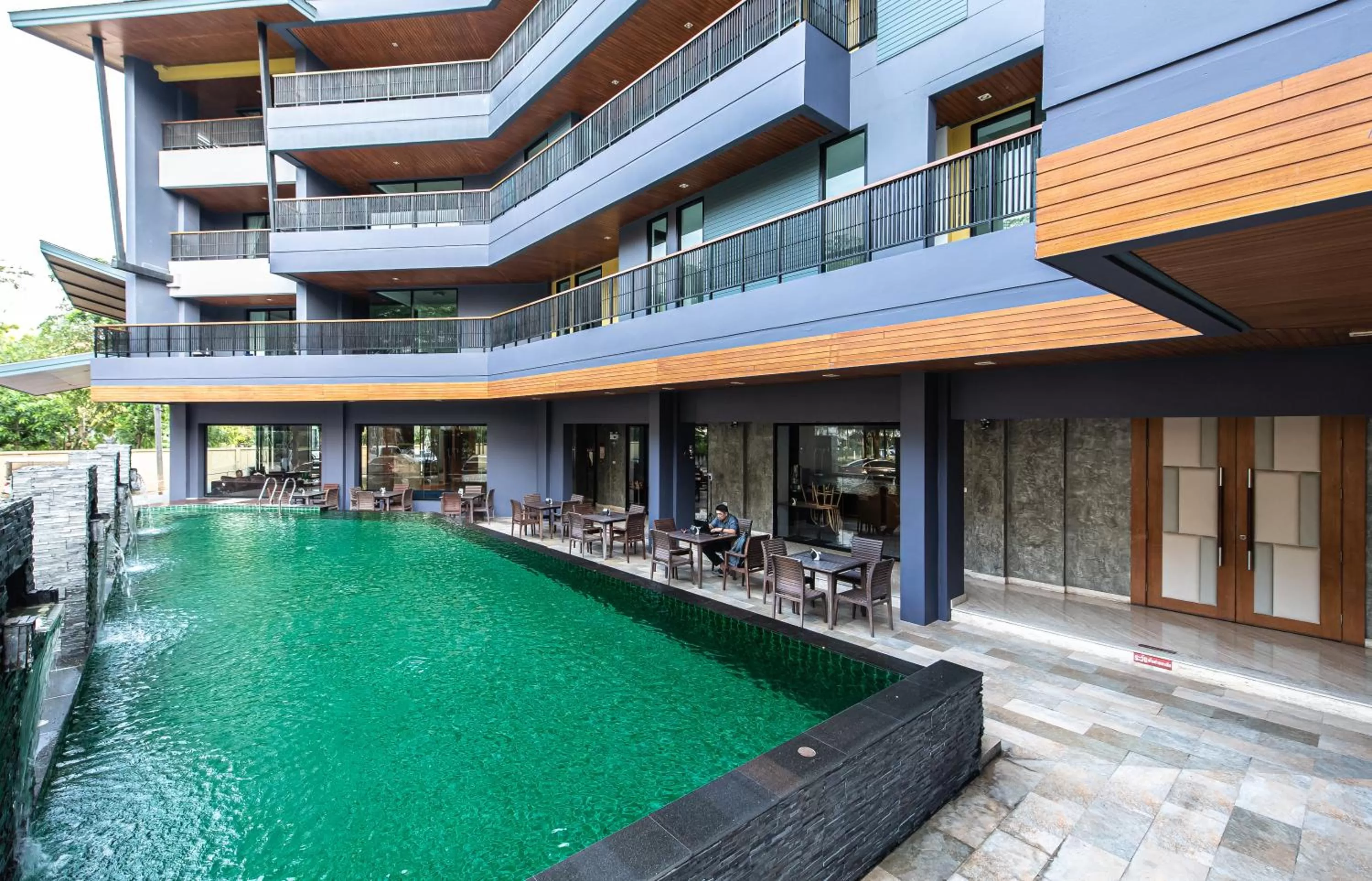 Swimming pool in The Proud Exclusive Hotel-SHA Plus