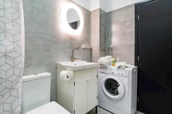 Bathroom in Explore a New Arts District from a Hip Studio Flat