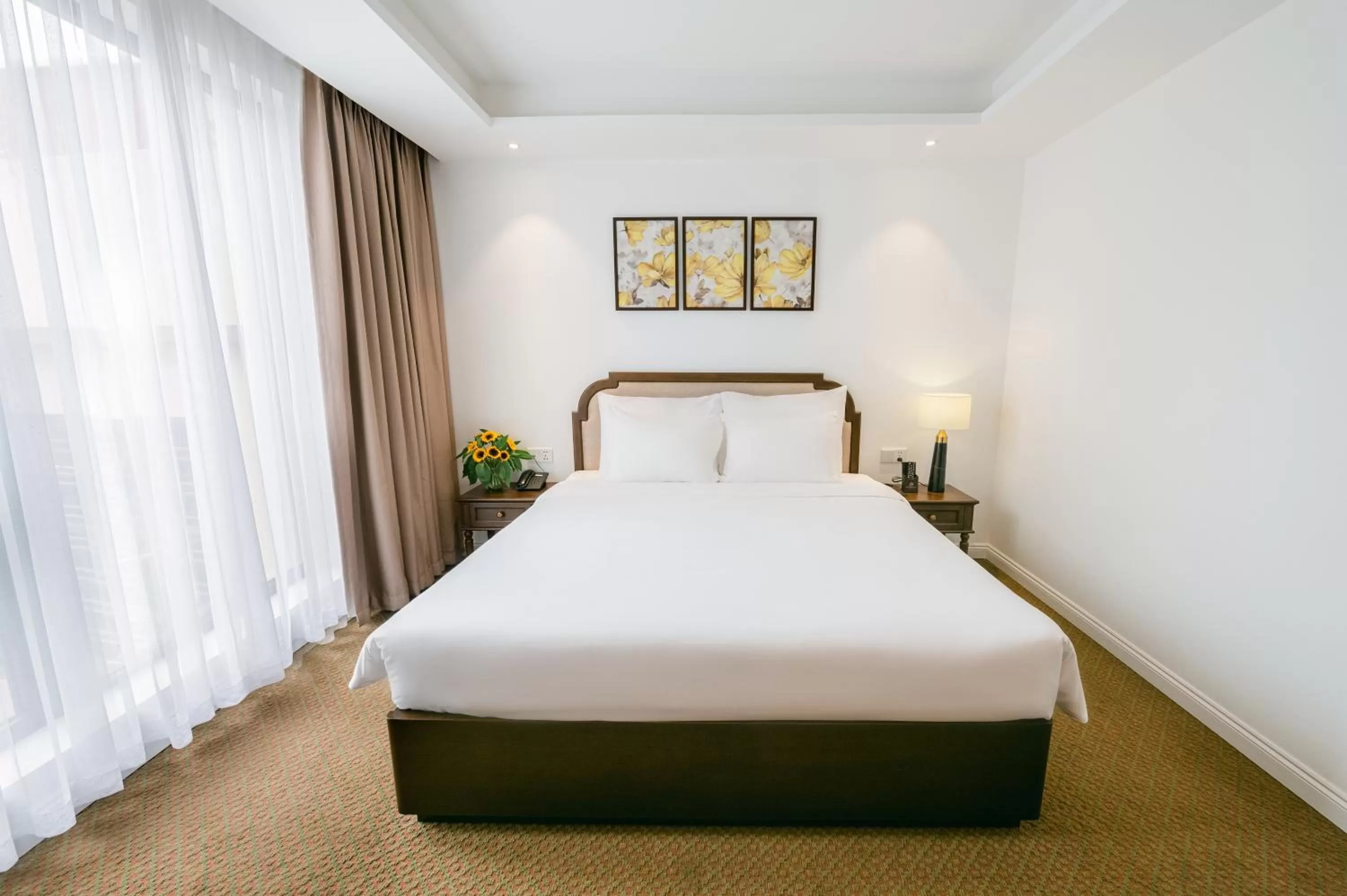 Bed in Marigold Hotel Hanoi