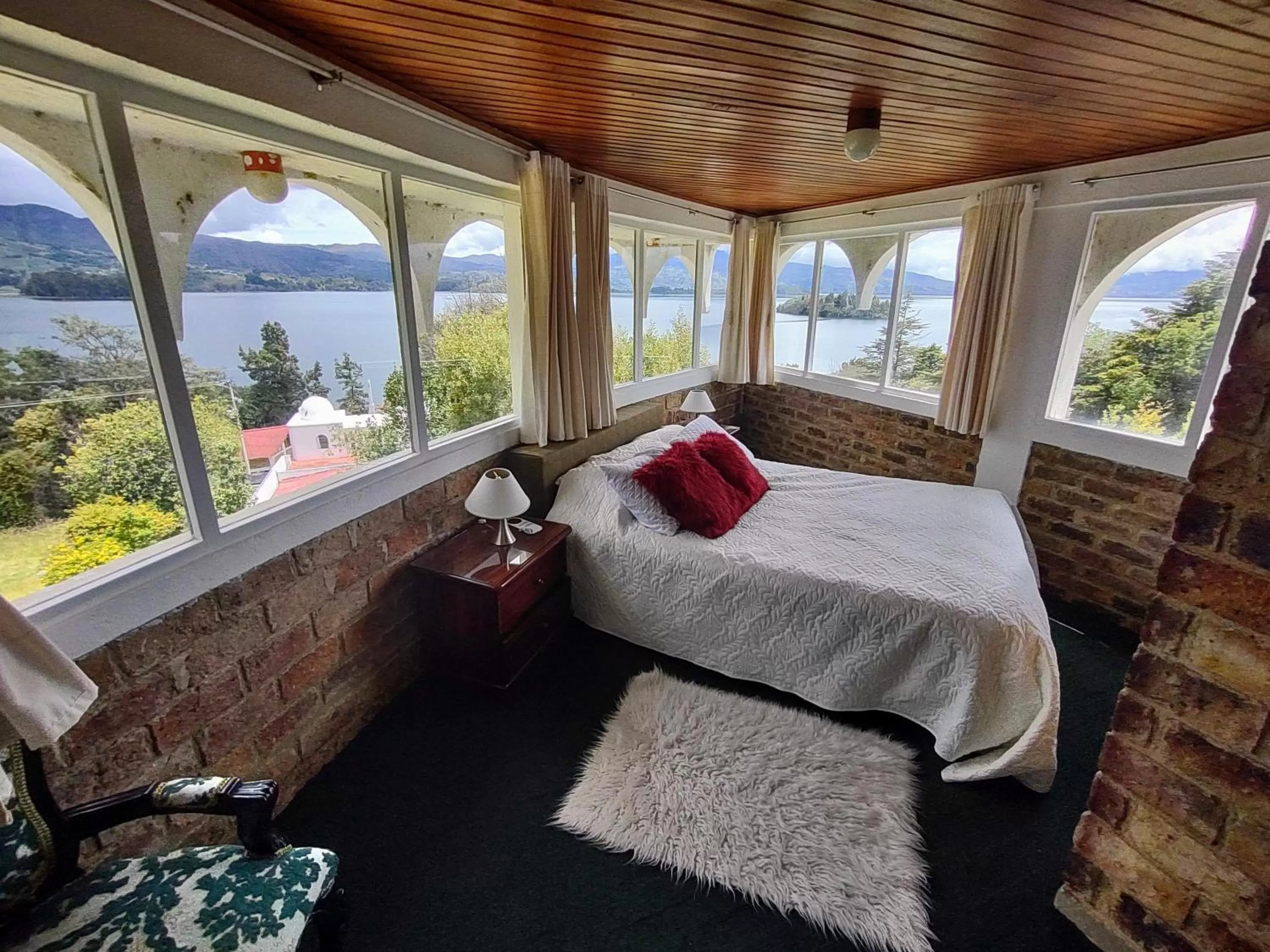 Bedroom in Refugio Génesis habitaciones Lago de Tota
